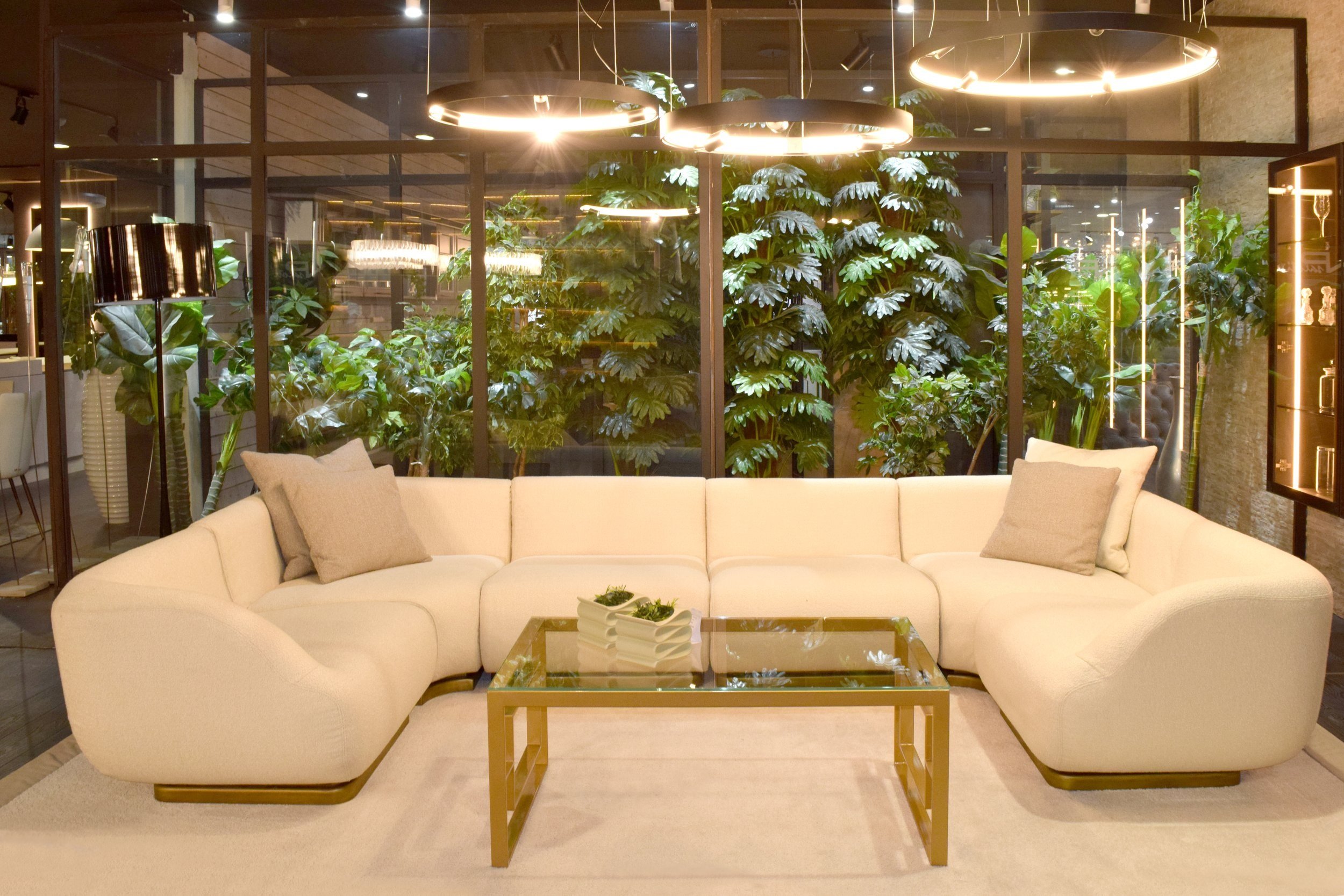 Miya modern fabric sectional for stylish homes