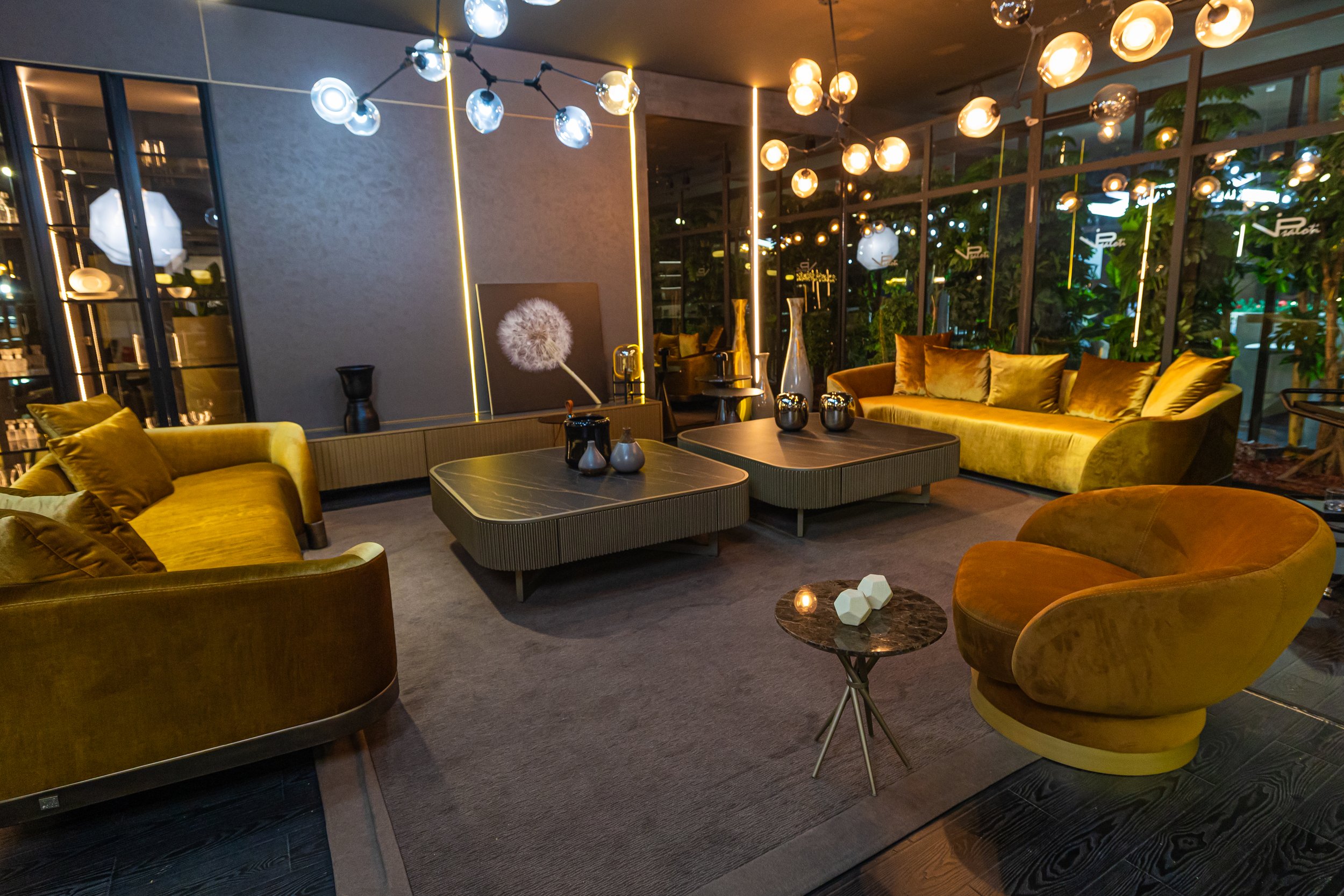 Clement modern design leather sofa