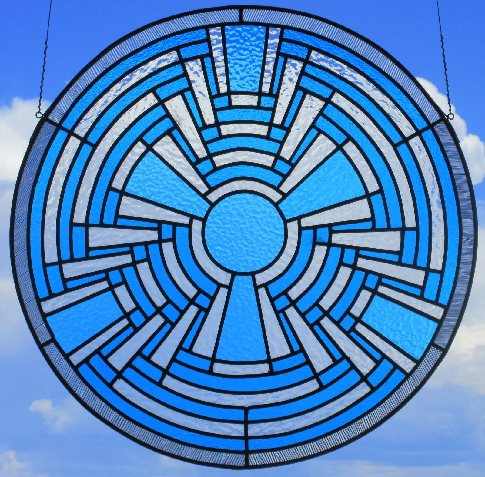 Stained glass Three petal Squash Blossom basket design