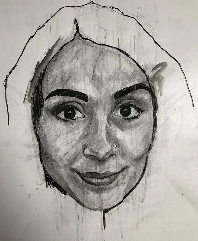 Today&rsquo;s efforts. Portrait of @kristiebellatattoo 
#artistsoninstagram #art #finelineart #drawing #posca #unipin #pen #sketch #ink #bristolart #londonart #portrait #artoftheday #pretty #girlswithtattoos #facedrawing #draw #artist #instaart #draw