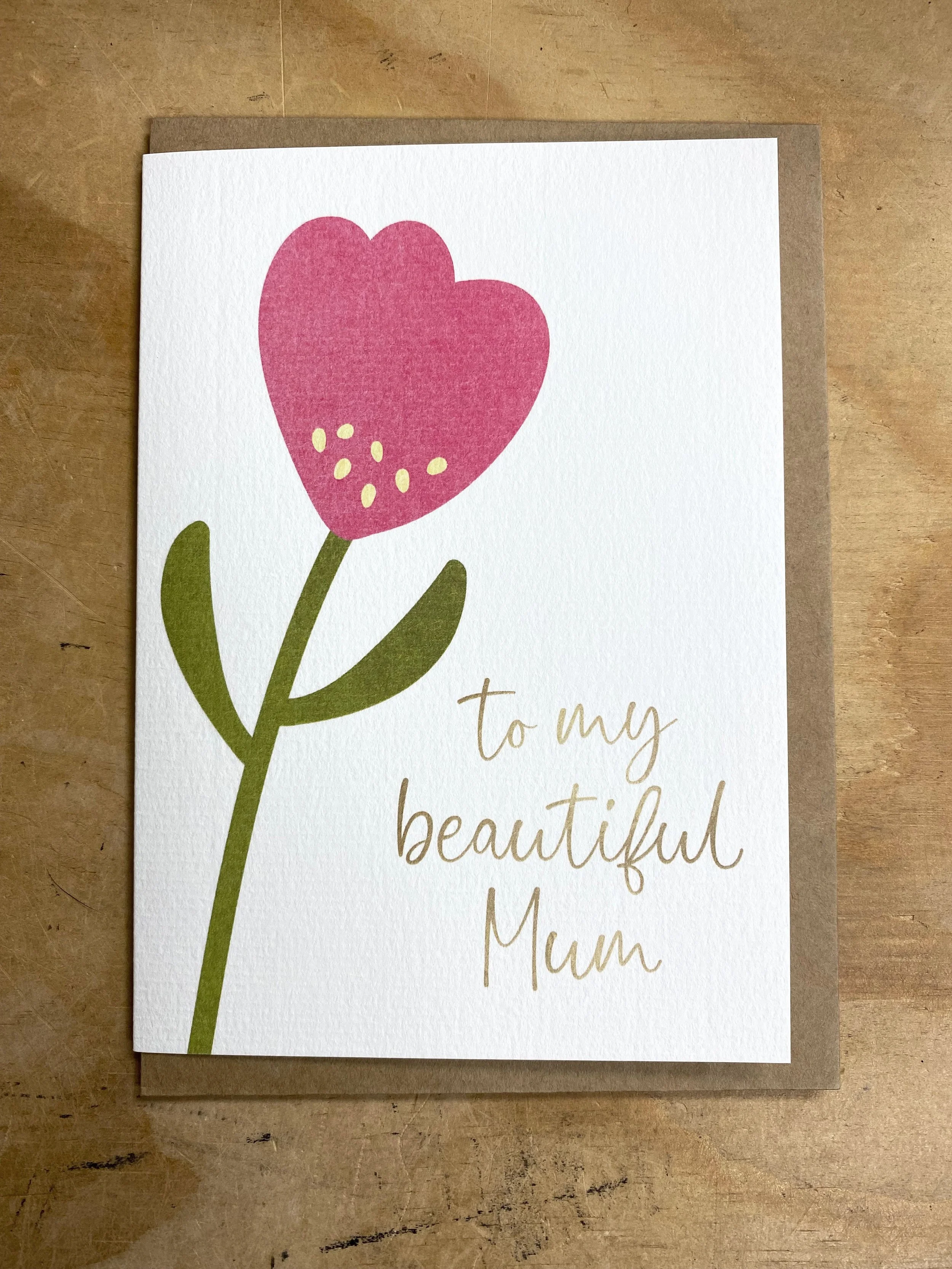 to my beautiful mum