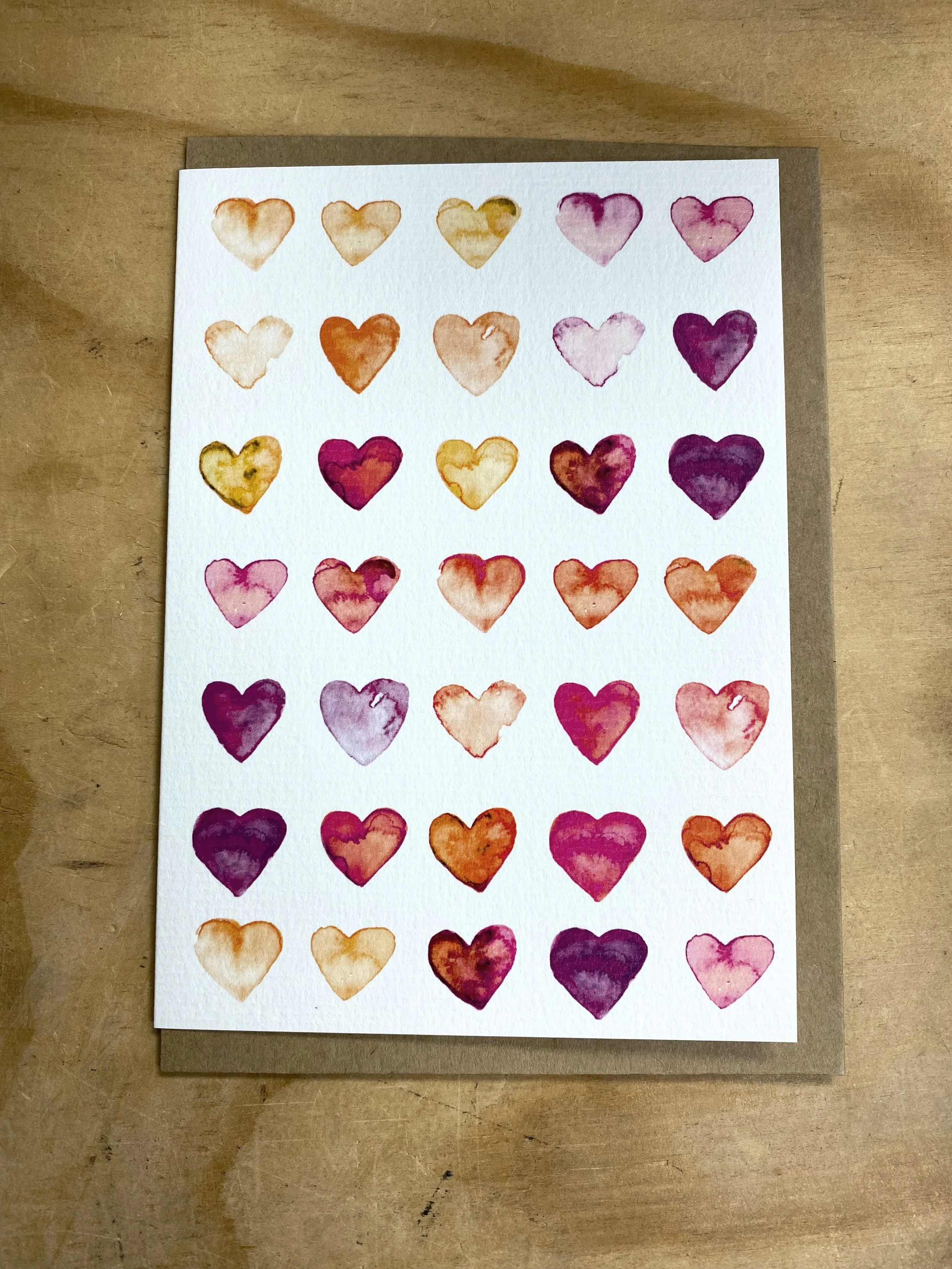WATERCOLOUR hearts