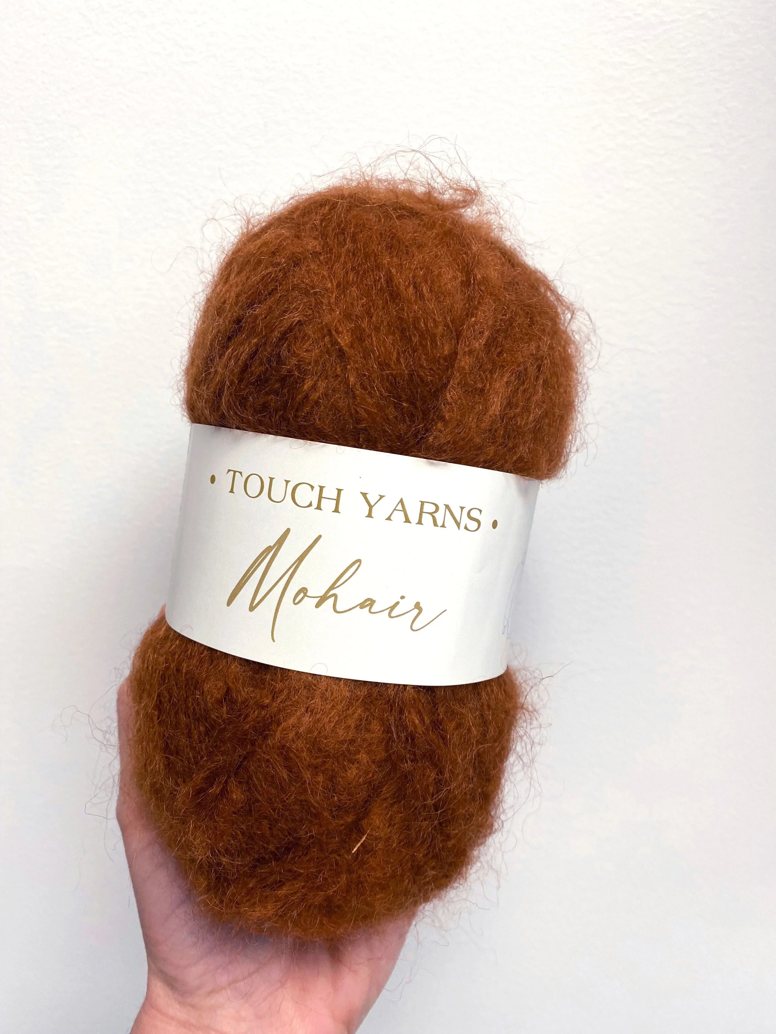 Mohair & Merino Wool Yarn 12ply - Copper