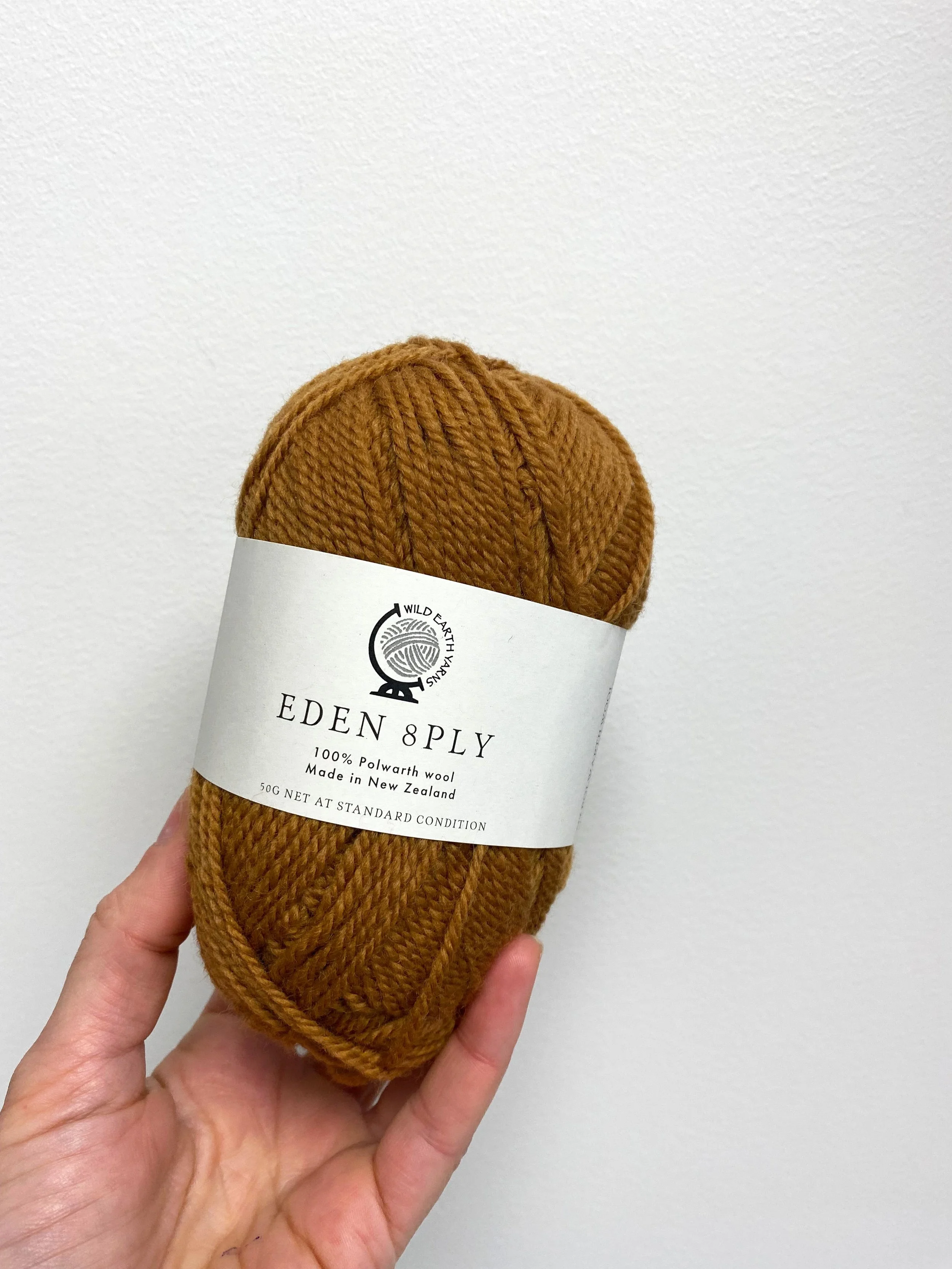 DK Eden 100% NZ Polwarth Wool 50g - Bracken