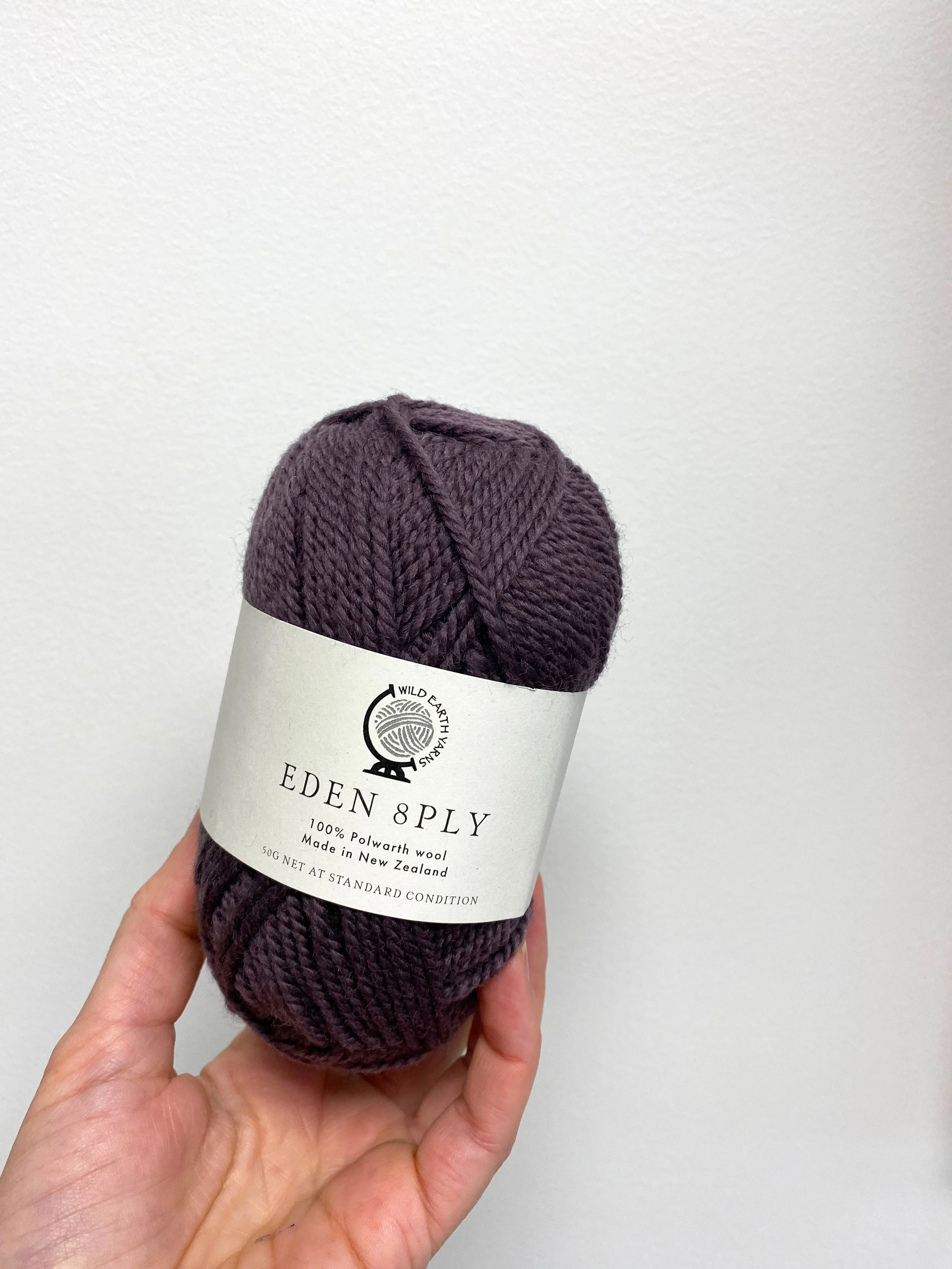 DK Eden 100% NZ Polwarth Wool 50g - Plum