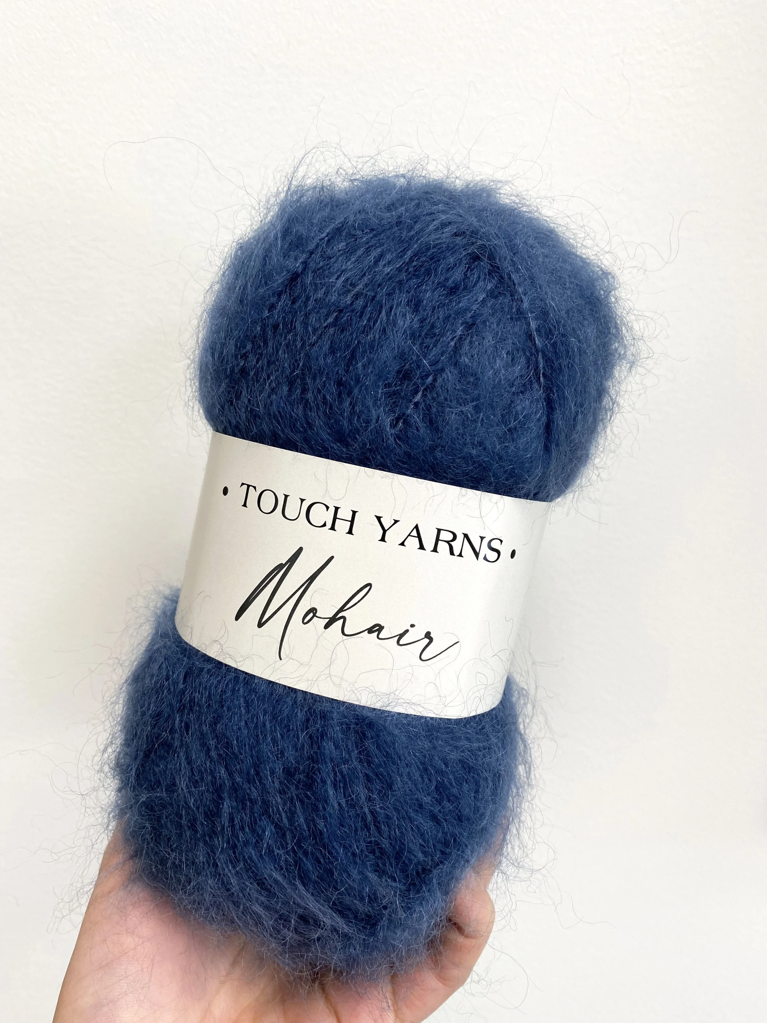 Mohair & Merino Wool Yarn 12ply - Denim