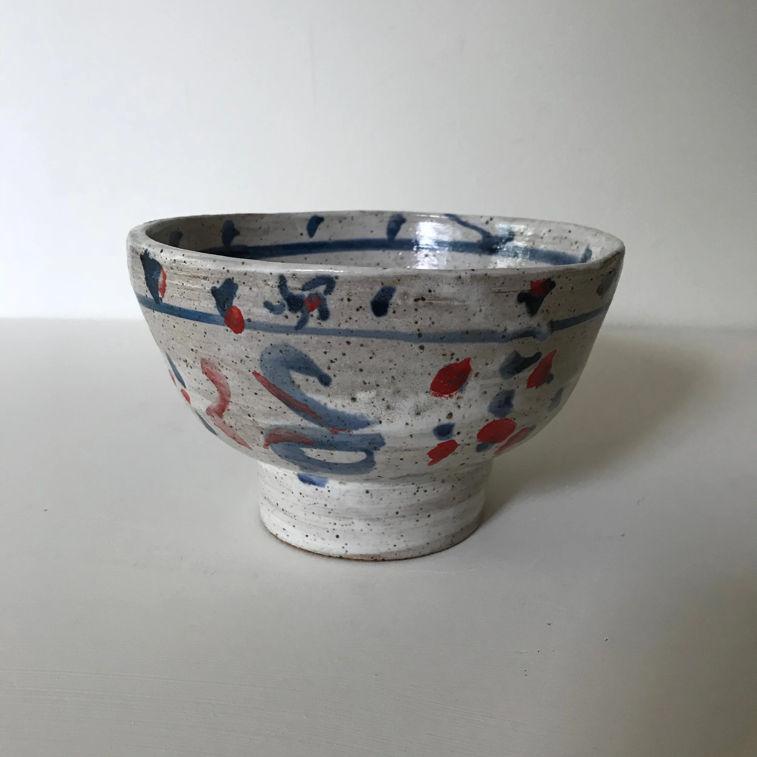 White Bowl with Cobalt and Red Decoration - 4.jpg