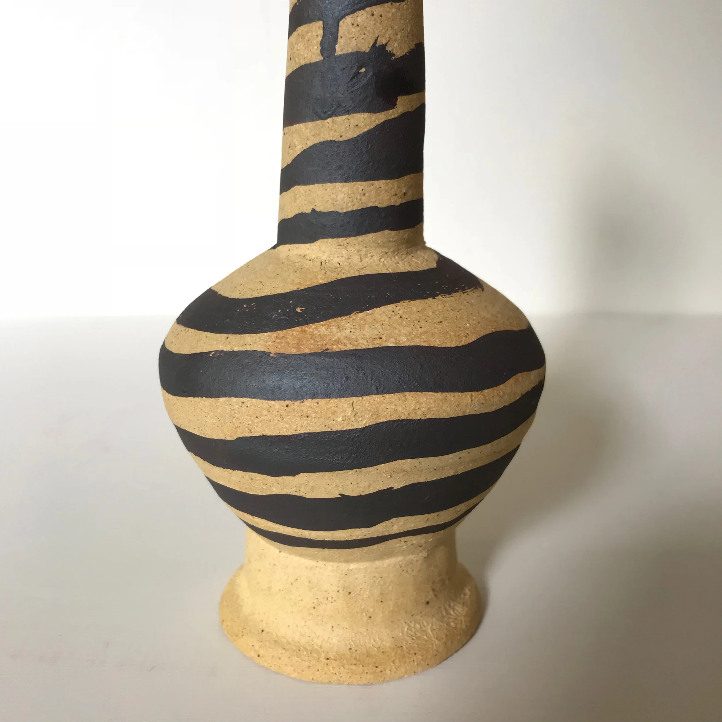 Unglazed Stripe Bottle with Bulb Top - 7.jpg
