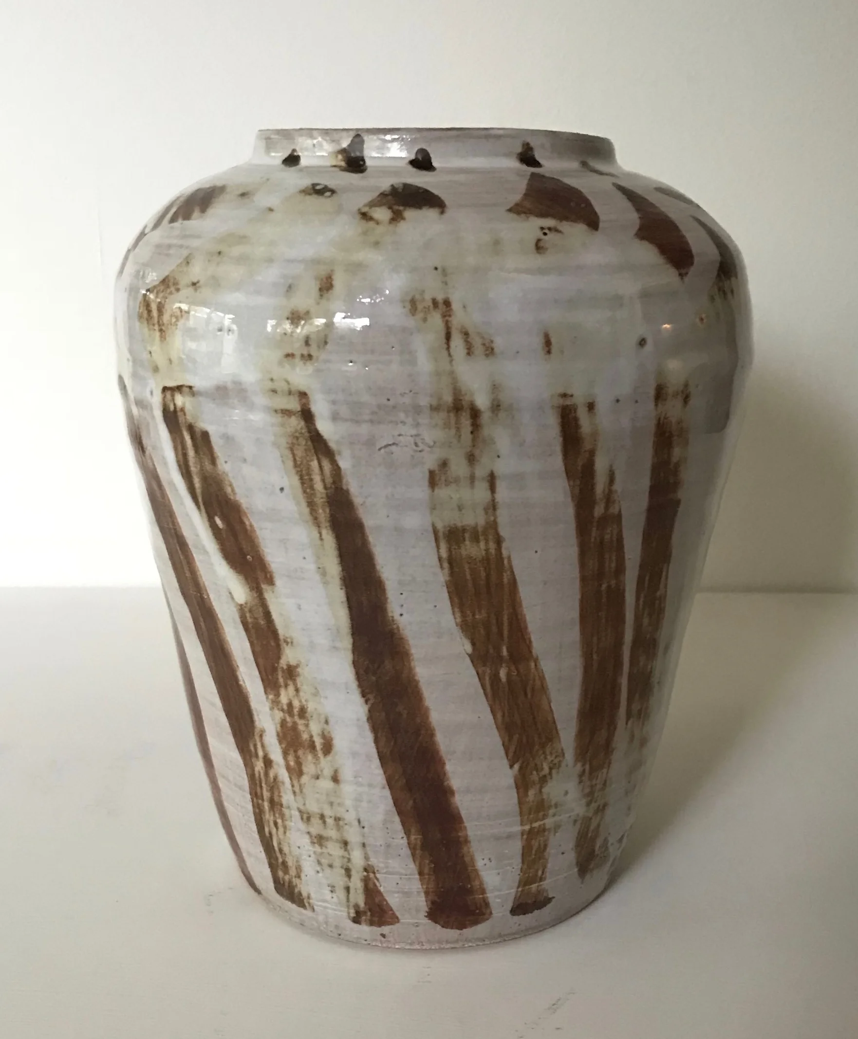Vase with Chevron Pattern