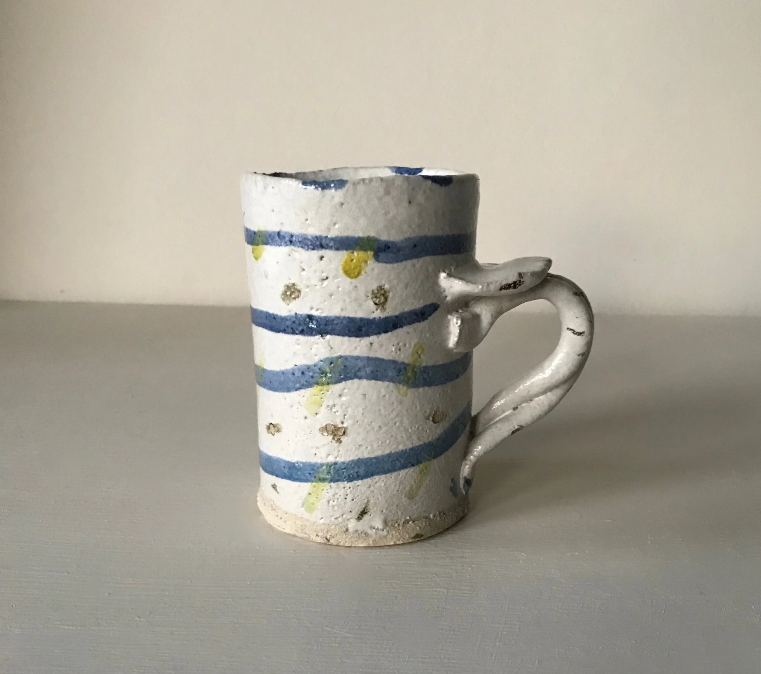 Coffee Can with Intertwined Handles