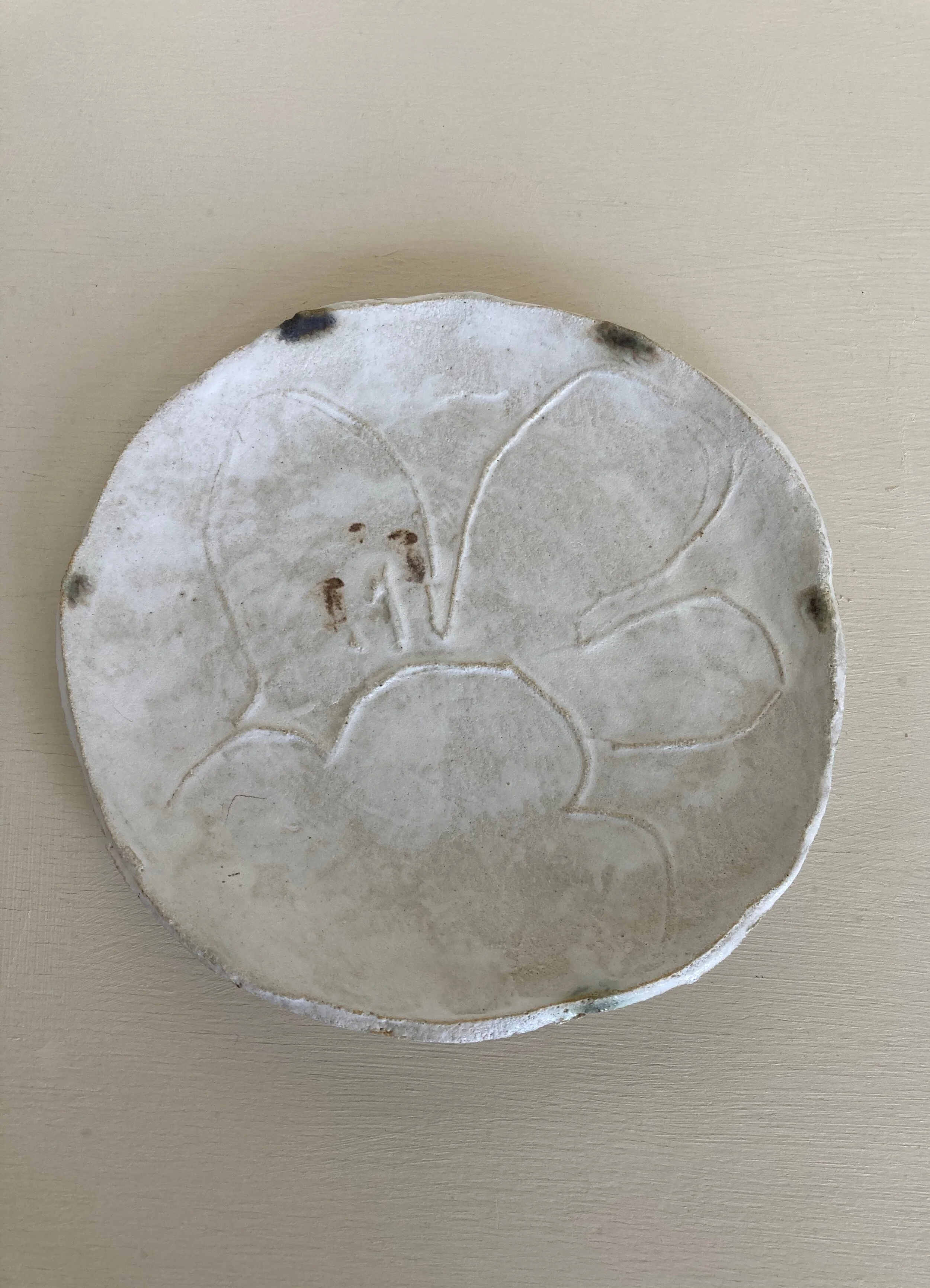 Plate with Blossom Design