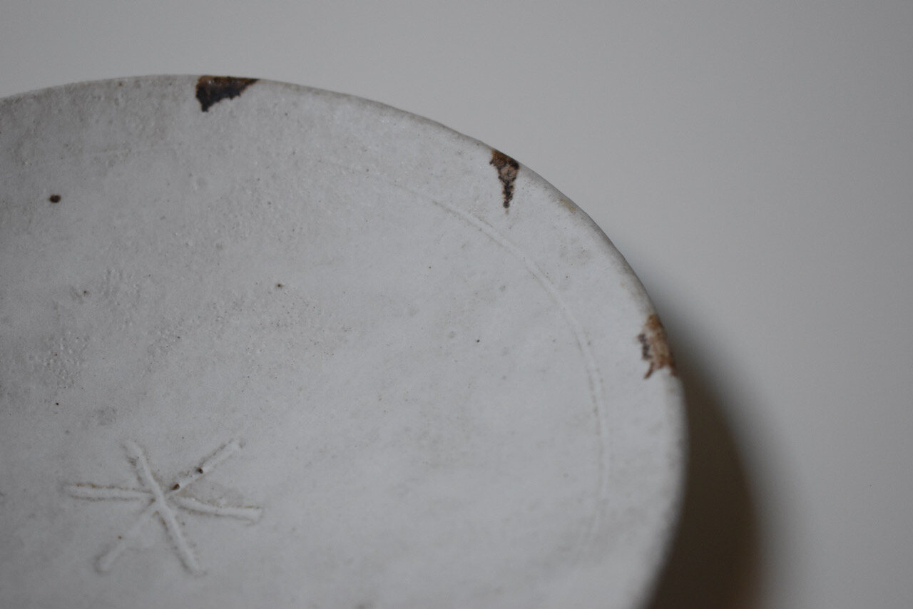 Small Plate with White Glaze