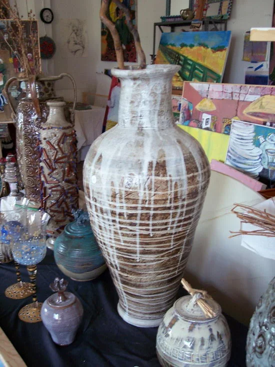 "Pots in my studio"