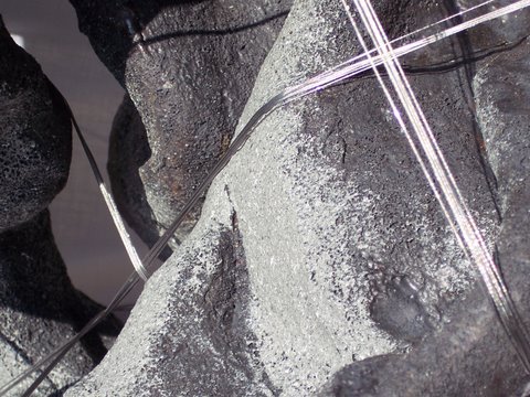 "Closeup of Clay with wire"