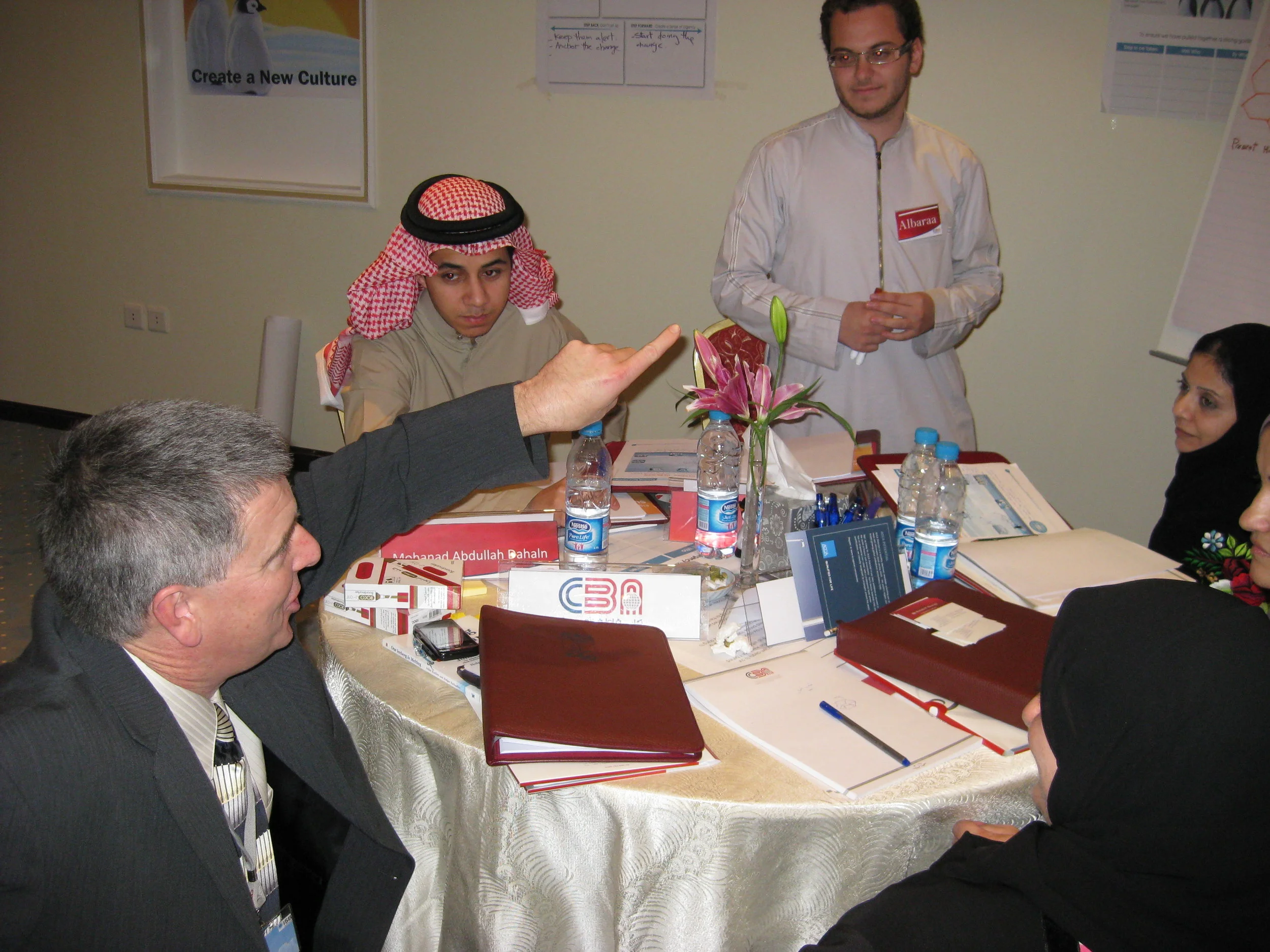  In Jeddah, Saudi Arabia for the College of Business Administration of the University of Business &amp; Technology. The  Leading Bold Change  program by John Kotter and ITLN. 