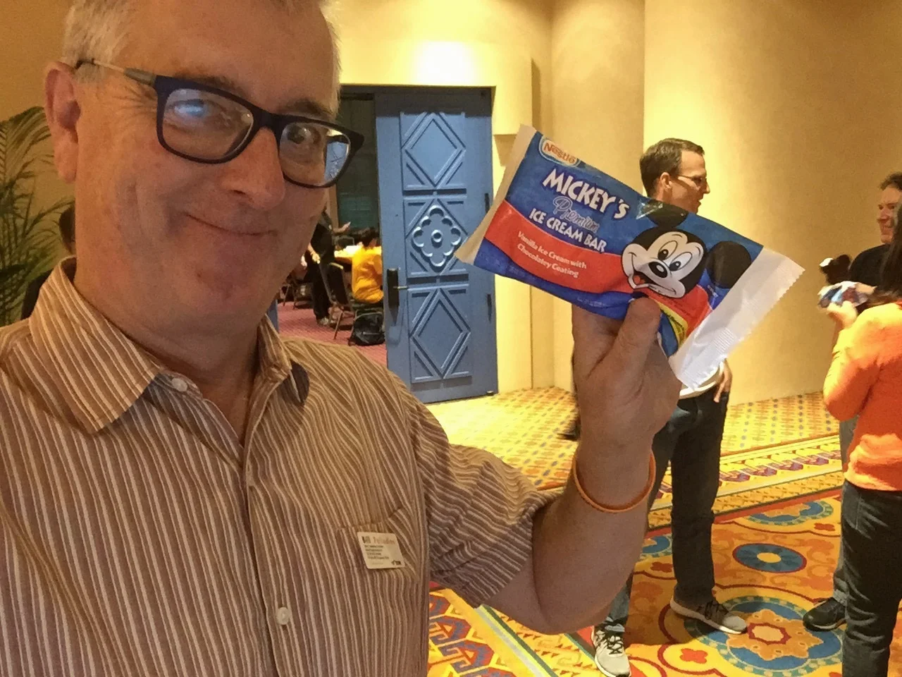  With a team from Disney Parks and Resorts in Orlando. The Orange Frog, Happiness Advantage program from Shawn Achor and ITLN. 