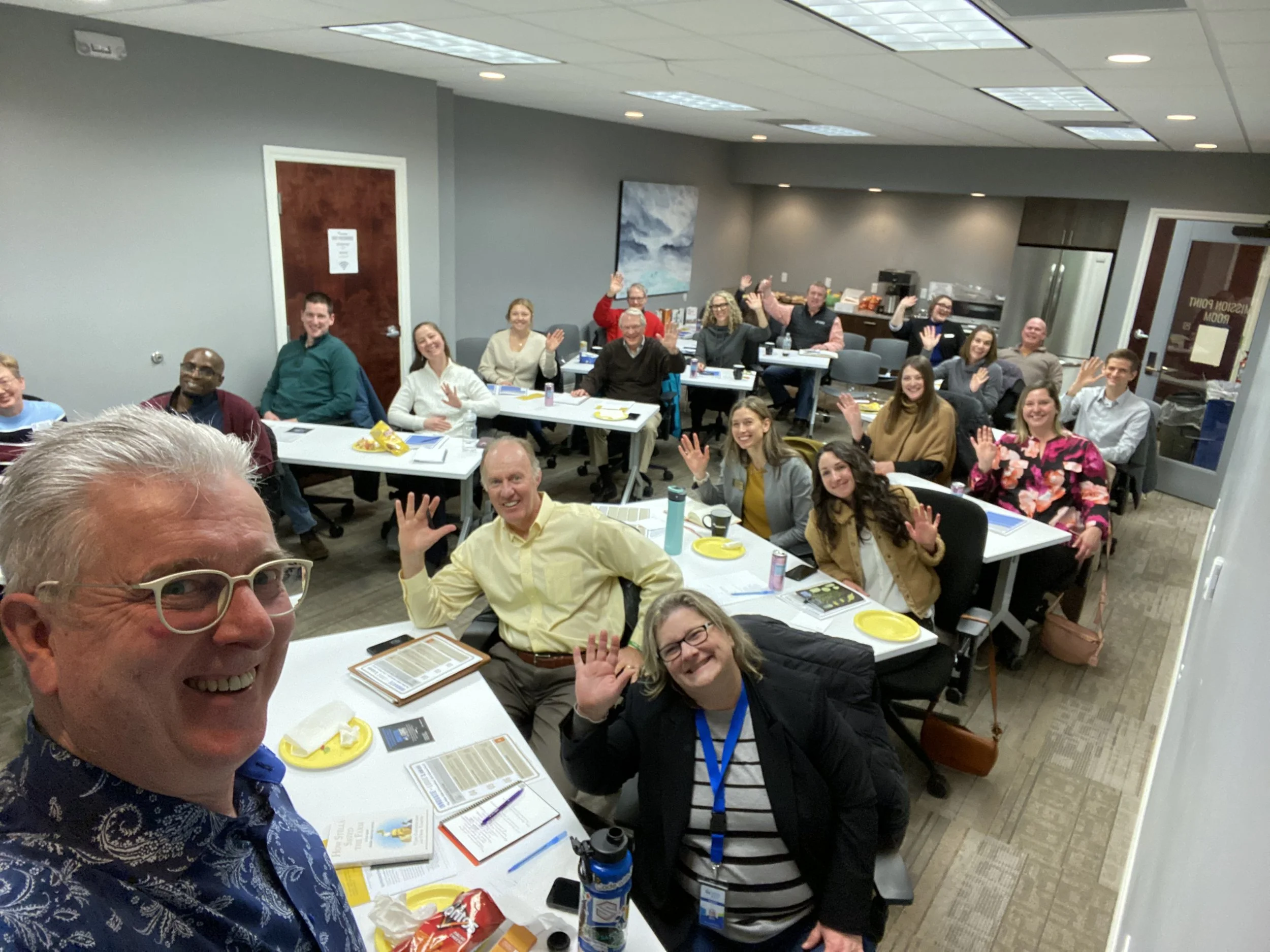 A delightful crew at our Innovate-Logic™ Beyond the Idea session at 20Fathoms in February 2023.