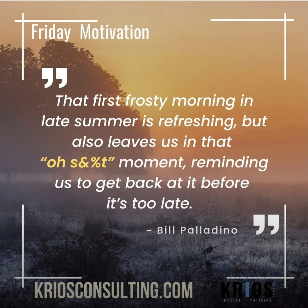 On my walk out to the garden in my Birkenstocks this morning, my toes got wet and cold from the frost. Yup, it&rsquo;s that time of year. Better get to it!

#fridaymotivation