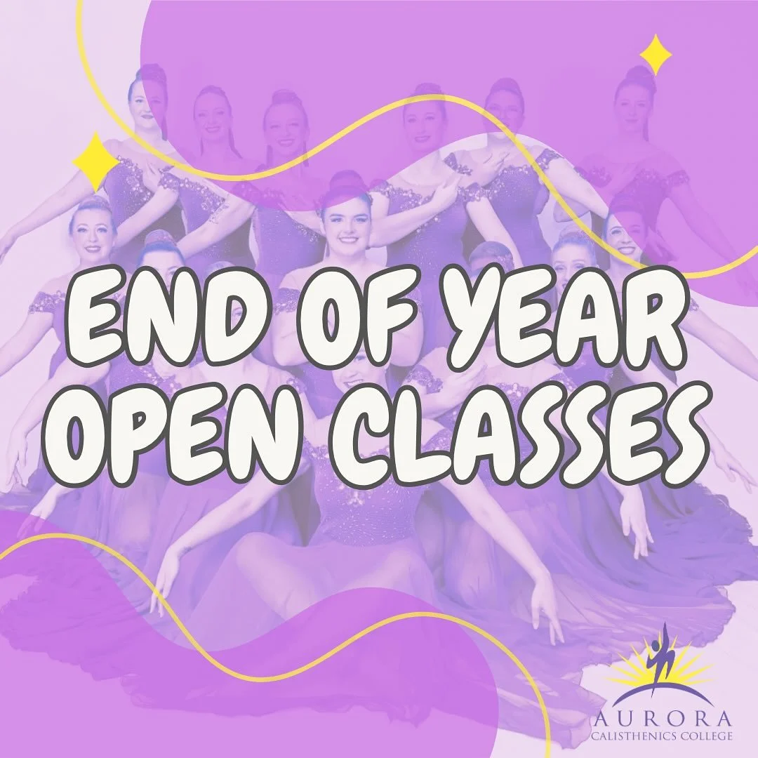 ✨ COME AND TRY - OPEN CLASSES ✨
We are holding FREE Open Classes for all age sections in November as we prepare for a fabulous 2026 team season! Welcoming all new and experienced cali-pupils who are interested in seeing what Aurora is all about! We&r