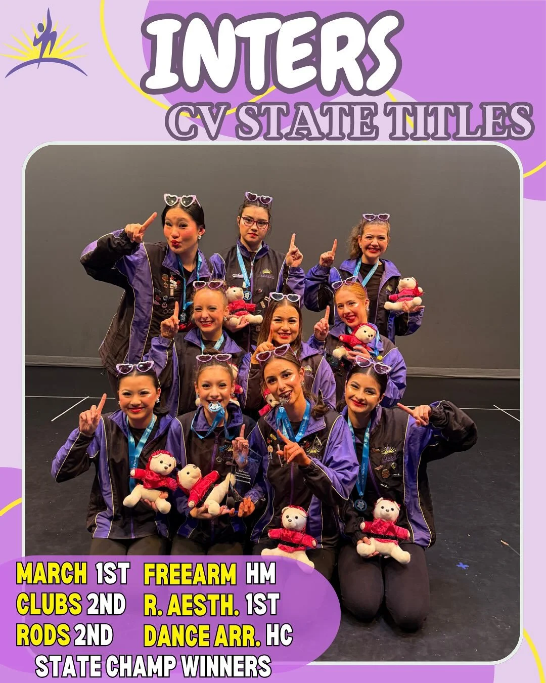 ✨Inters State Championships - Aggregate Winners ✨
Congratulations to our incredible Inters - our newest state champions! Our Inters won the overall aggregate at their @calisthenicsvictoria state titles on Friday and we could not be prouder! Stepping 