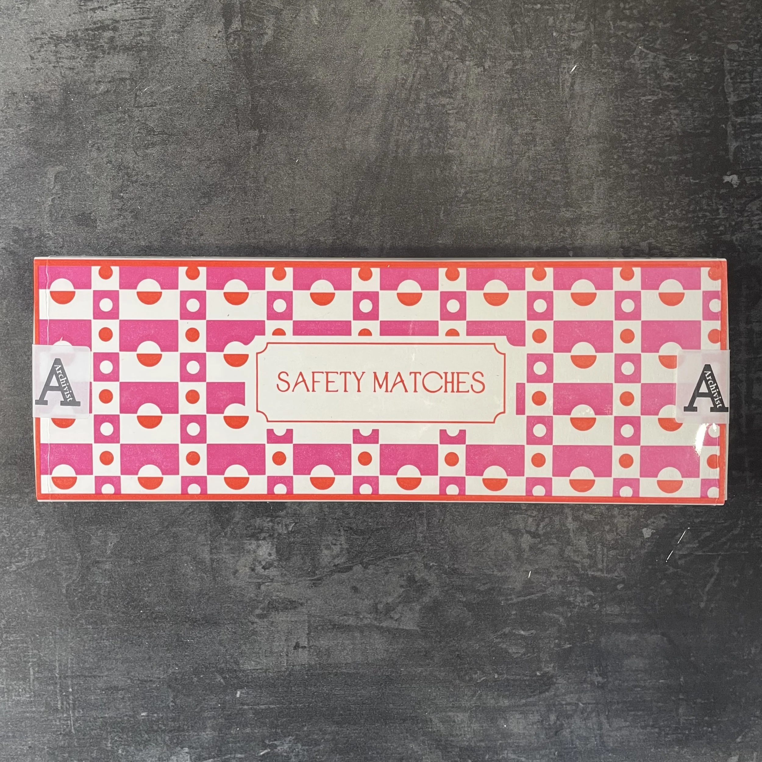 Block Pattern Pink Double Drawer Matches