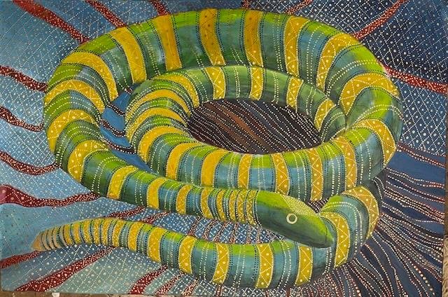 'Serpent'   120 x 90 cm