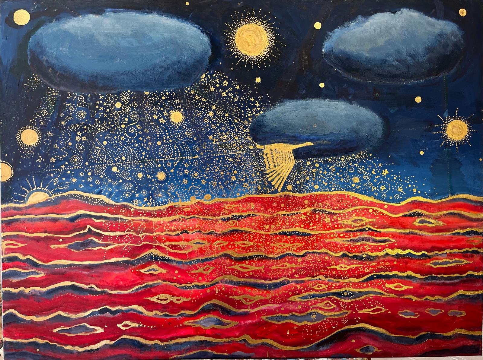 'Miracle Bird'     120 x 90 cm