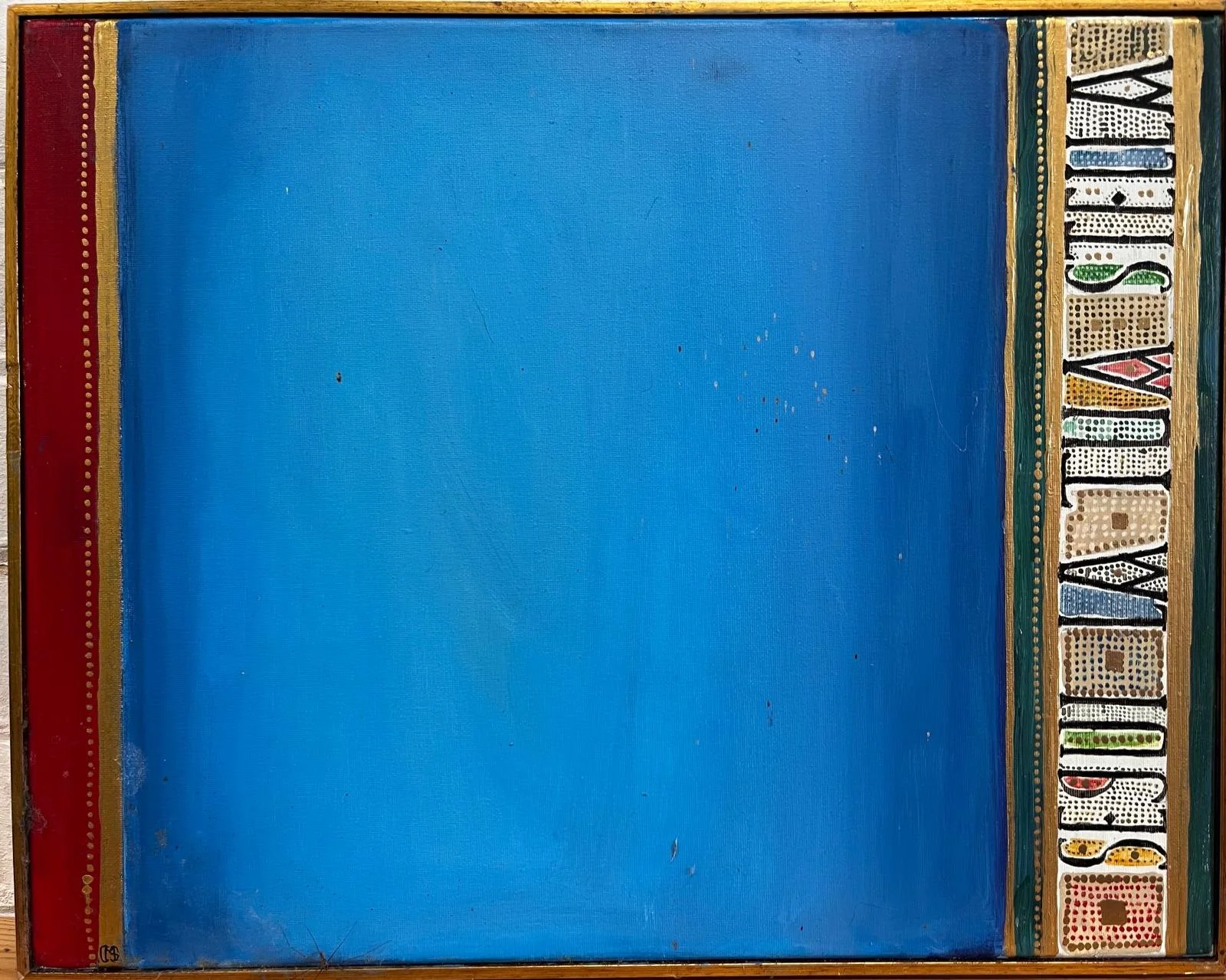 'Follow your heart' Goethe    50 x 60 cm