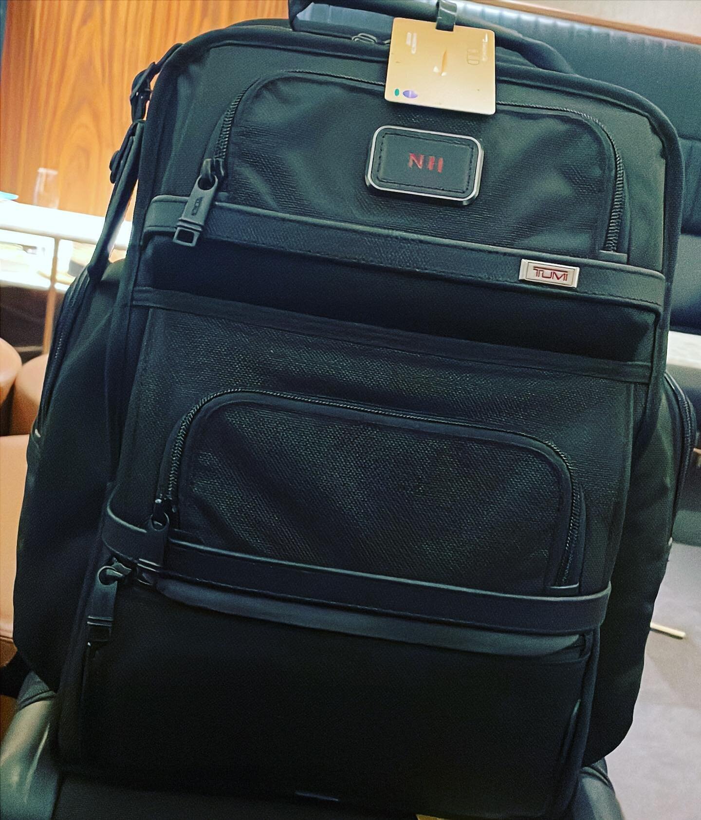 Little gift from me #tumi get it 😂😂 @tumitravel #travelwithstyle