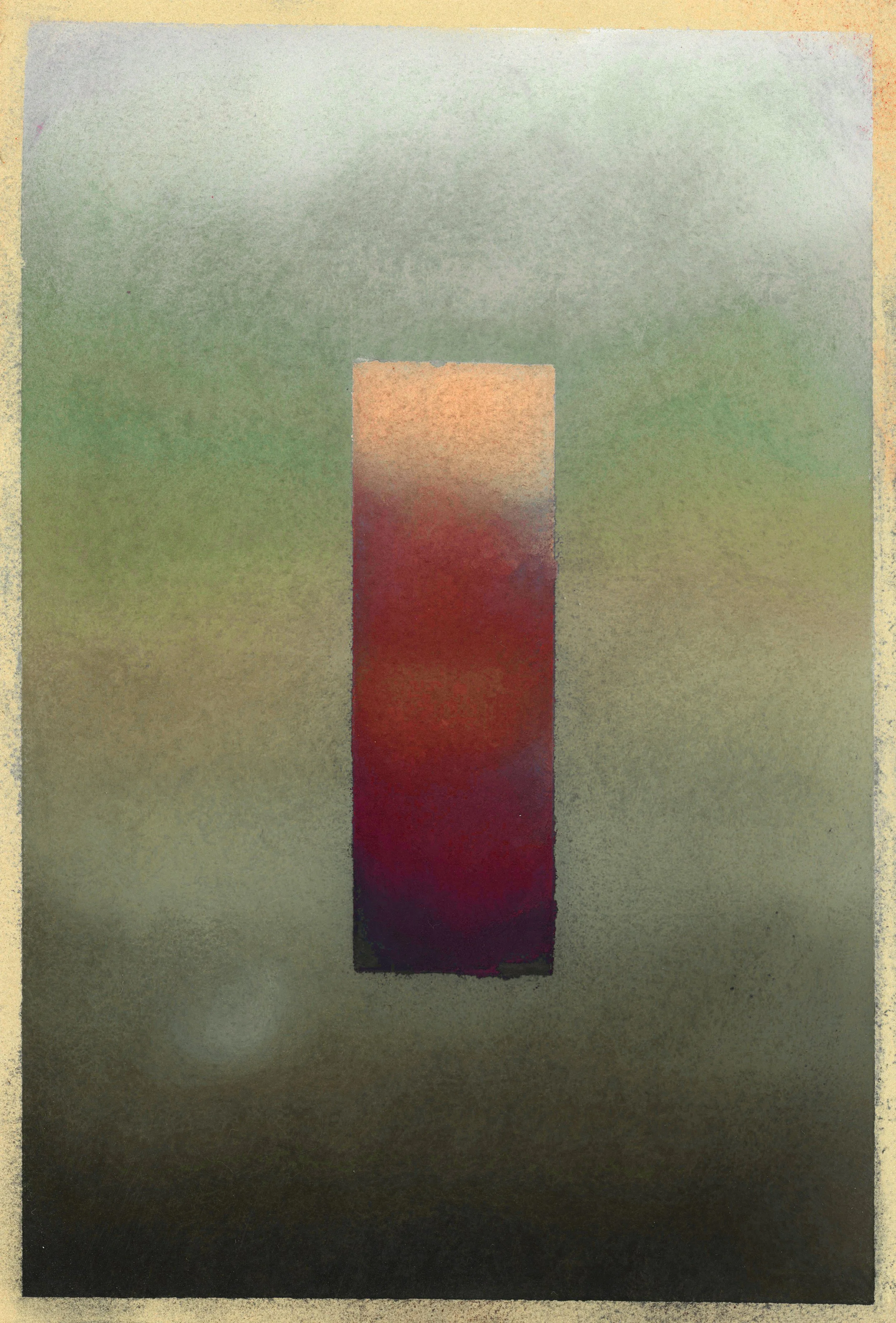  Soft pastel layered gradient from the Land Talking to the Sky series  by American artist Katie Rodgers. 