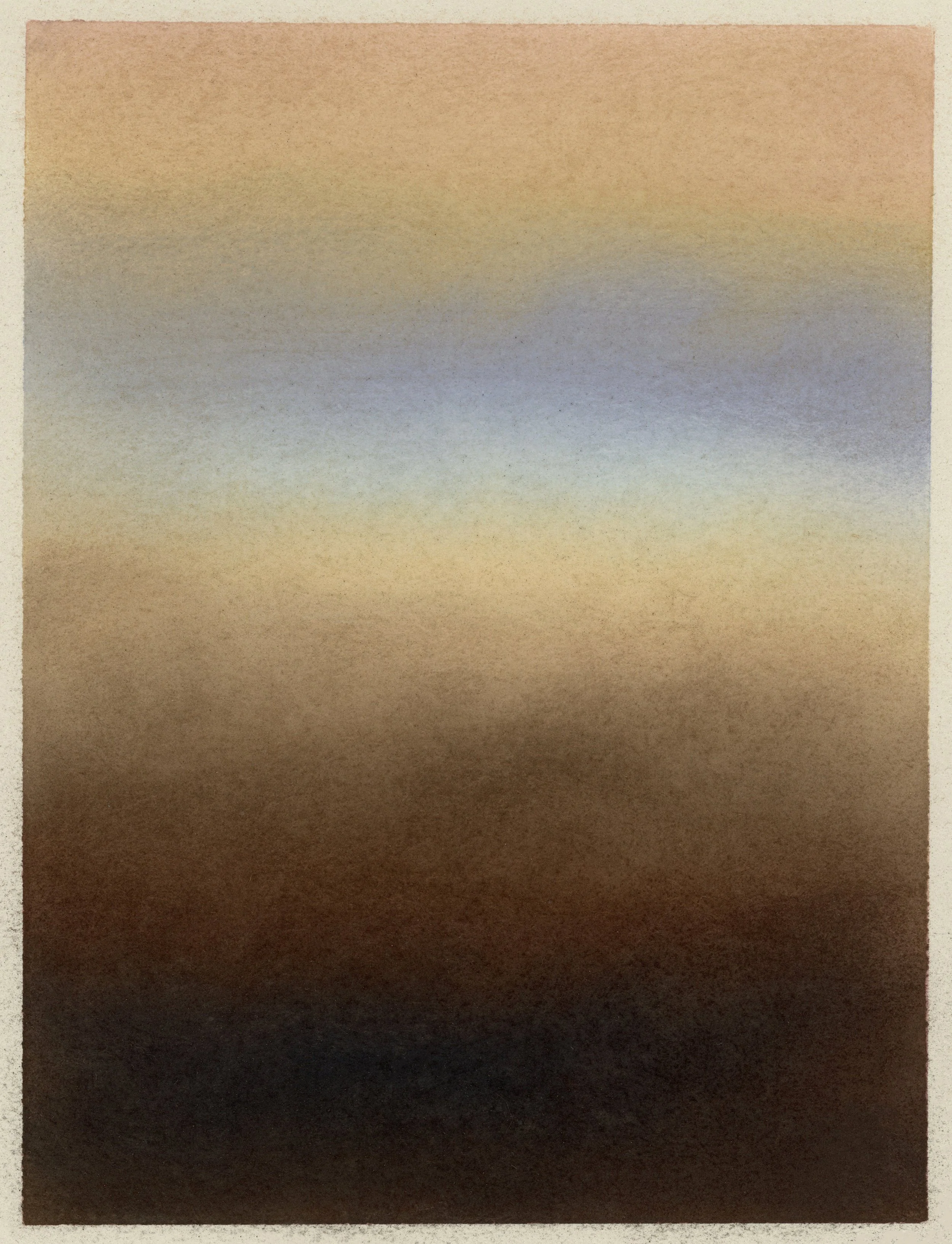  Land Talking to the Sky: New Mexico No. 1 in soft pastel by American artist Katie Rodgers. 