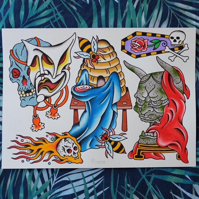 HONEY. Original Painting By Dan Moreno