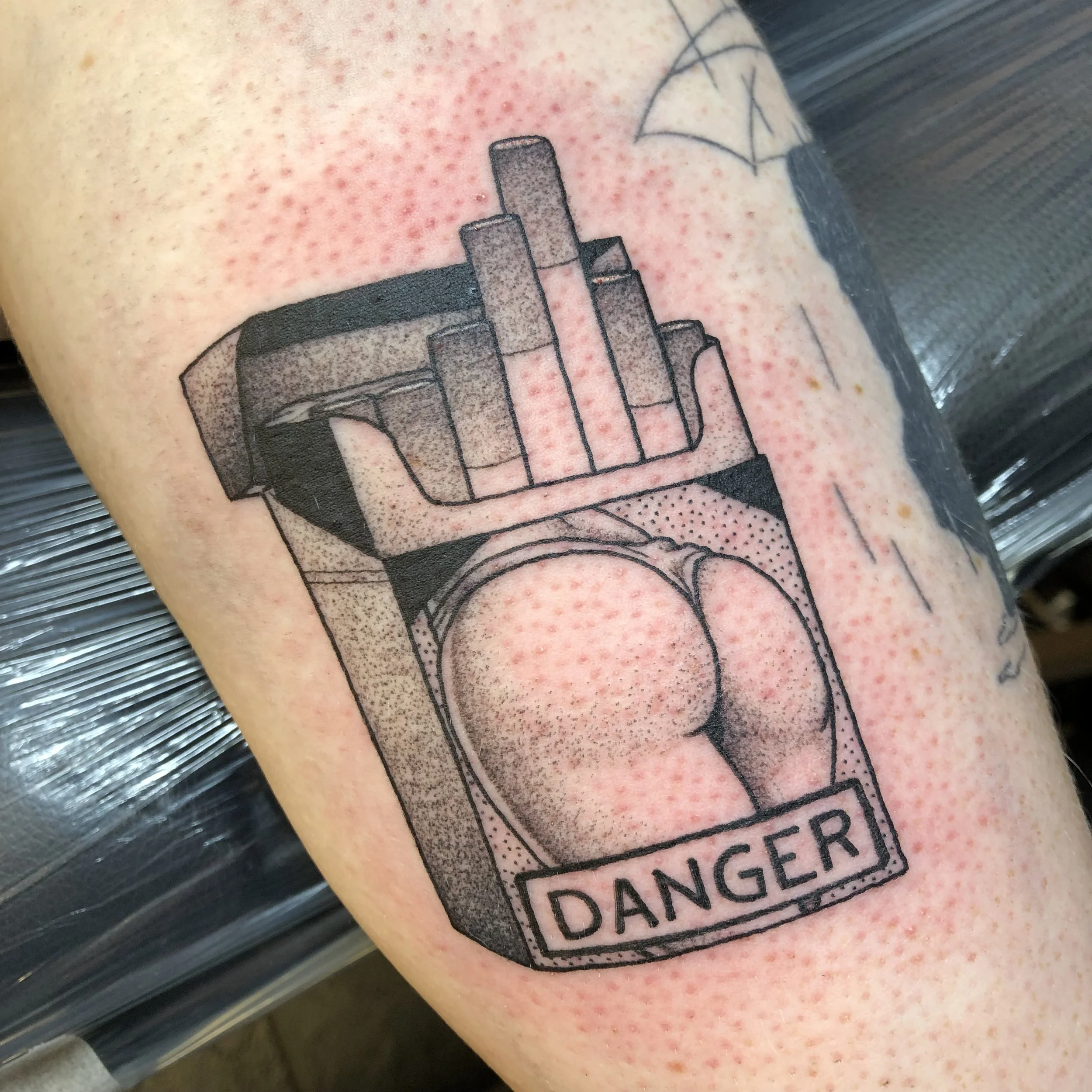 Shaded abstract tattoo