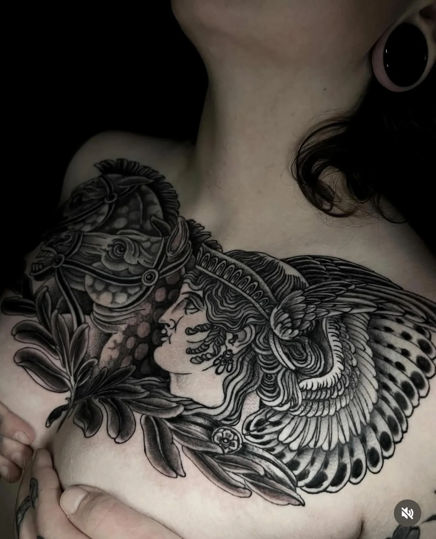 Done by @lukey.wolf 👉 for bookings email him at wolfietattooer@gmail.com  #lukeywolf #blackworktattoo #redpointtattoo london londontattoo blkttt