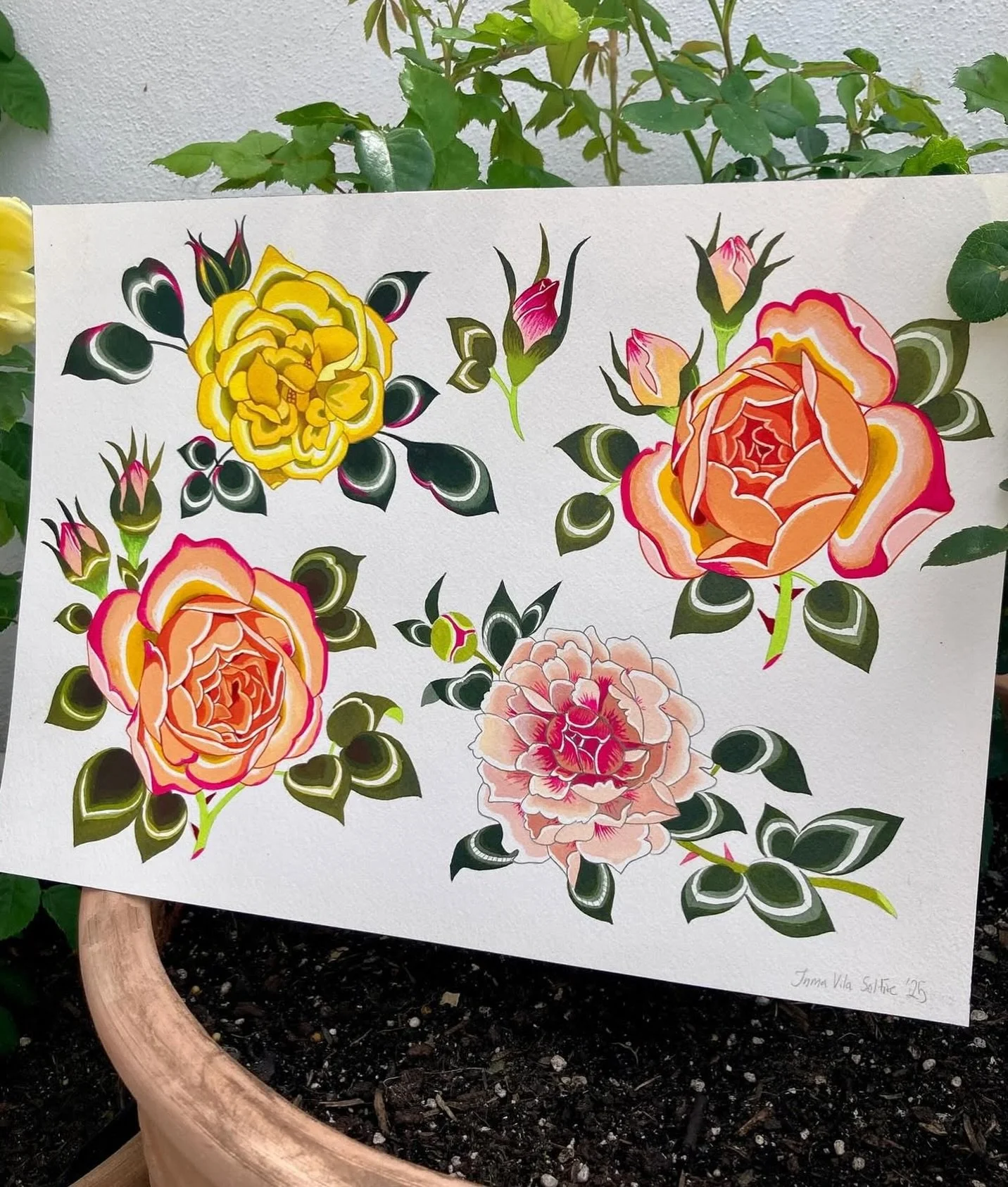 Beautiful floral designs by regular guest artist @inmatattooartist , available to tattoo! For info fill out the contact form on her profile. 
&bull;
&bull;
&bull;
#inmatattooartist #tattooflash #londontattoo