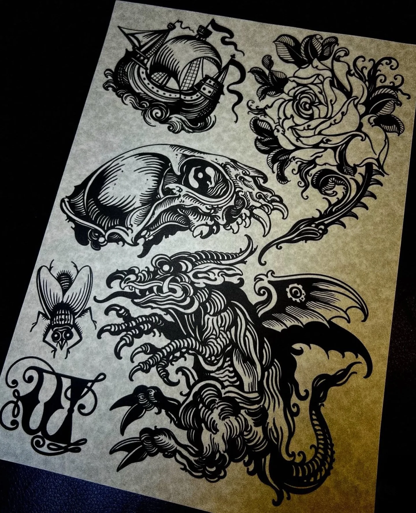 New available designs by resident artist @lukey.wolf 👉 for bookings email him at wolfietattooer@gmail.com  #lukeywolf #blackworktattoo #redpointtattoo