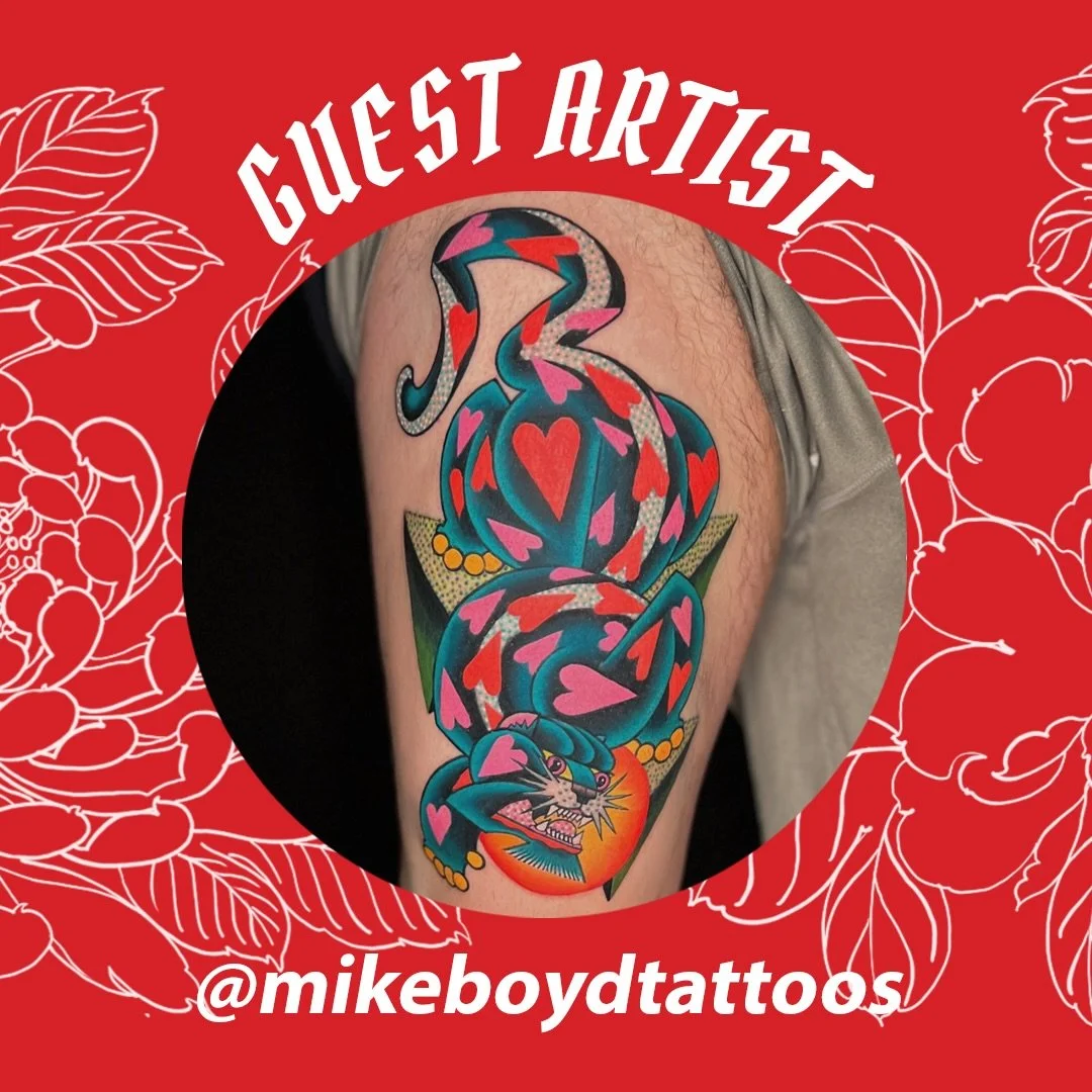 We look forward to having our regular guest artist @mikeboydtattoos back with us March 13-14. For info &amp; bookings 📩 info@mikeboydtattoos.com
&bull;
&bull;
&bull;
#mikeboydtattoos #boldtattooing #redpointtattoo #londontattoo