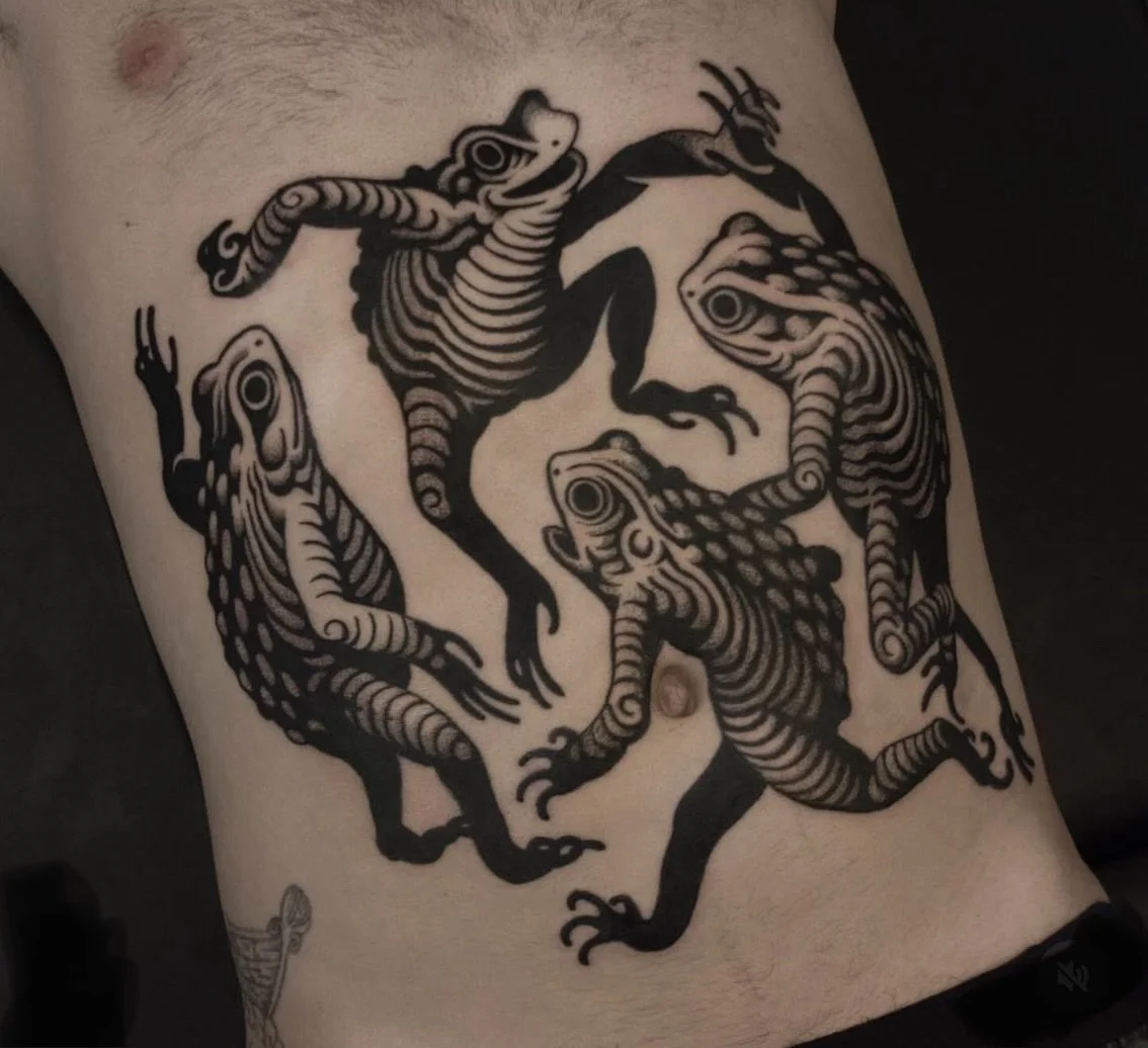 Tattoos by @mishlatattooillustration for bookings and info, drop him an email 📩 mishlastuff@gmail.com 
&bull;
&bull;
&bull;
#mishlatattoo #redpointtattoo #londontattoo