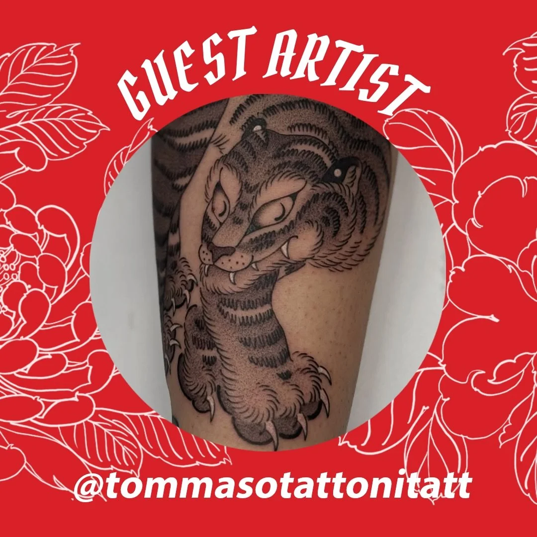 We look forward to having @tommasotattonitattoo guesting with us 10,11,12 of May. For info &amp; bookings drop him a DM!
&bull;
&bull;
&bull;
#redpointtattoo #tommasotattonitattoo #londontattoo