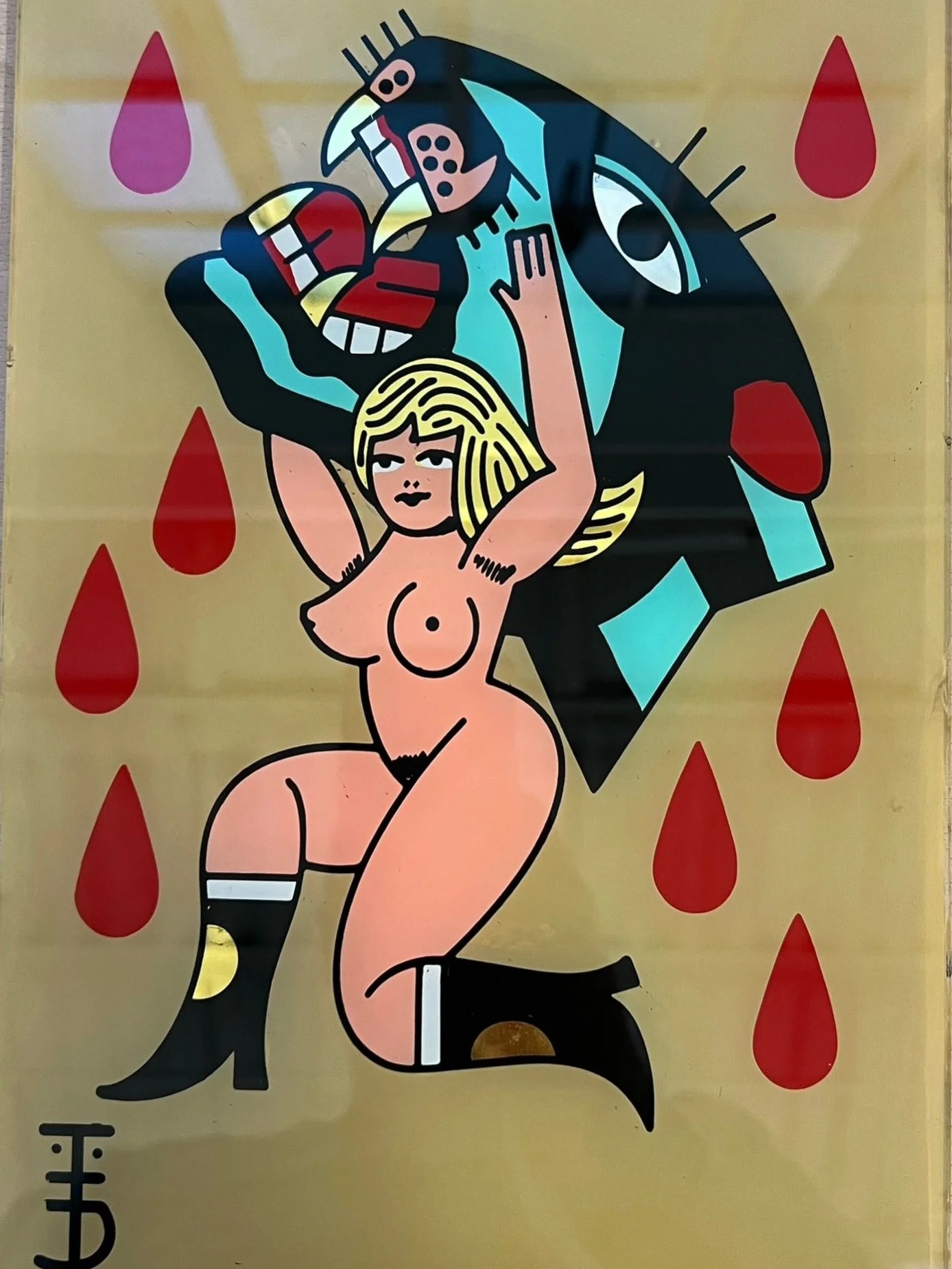 Cool glass paintings &amp; tattoos by @teidetattoo for info &amp; bookings 📩 info@redpointtattoo.com
&bull;
&bull;
&bull;
#teidetattoo #glasspainting #traditionaltattoo