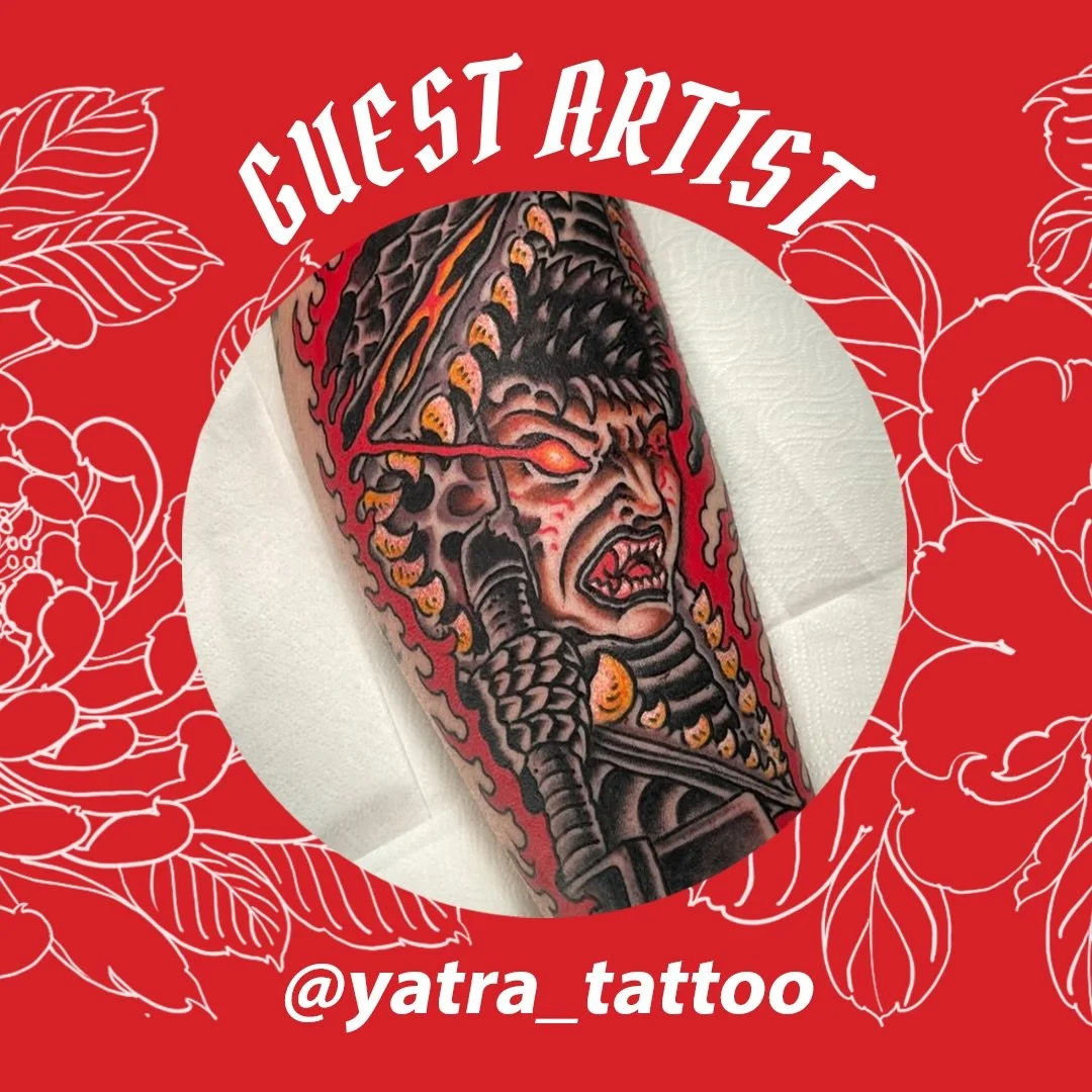 We look forward to welcoming @yatra_tattoo for one day guest spot with us on the 3rd of July. Don&rsquo;t miss out on the opportunity to get tattooed! DM him to enquire 
&bull;
&bull;
&bull;
#yatratattoo #boldtattoos #redpointtattoo