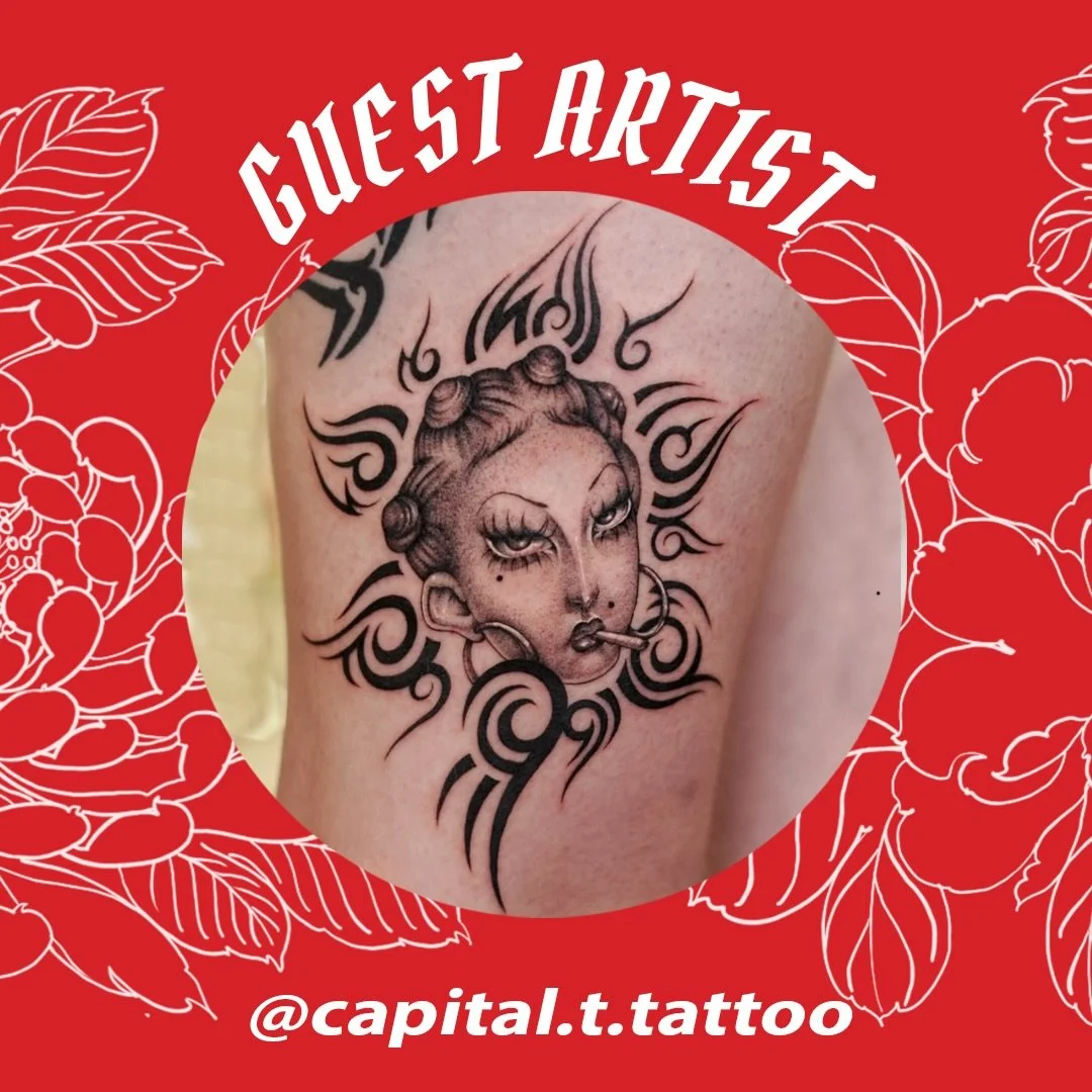 We are excited to welcome back @capital.t.tattoo to guest with us 3-6 of September. For info and bookings drop her an email 📩 capital.t.tattoo@gmail.com
&bull;
&bull;
&bull;
#capitalttattoo #finelinetattoo #redpointtattoo