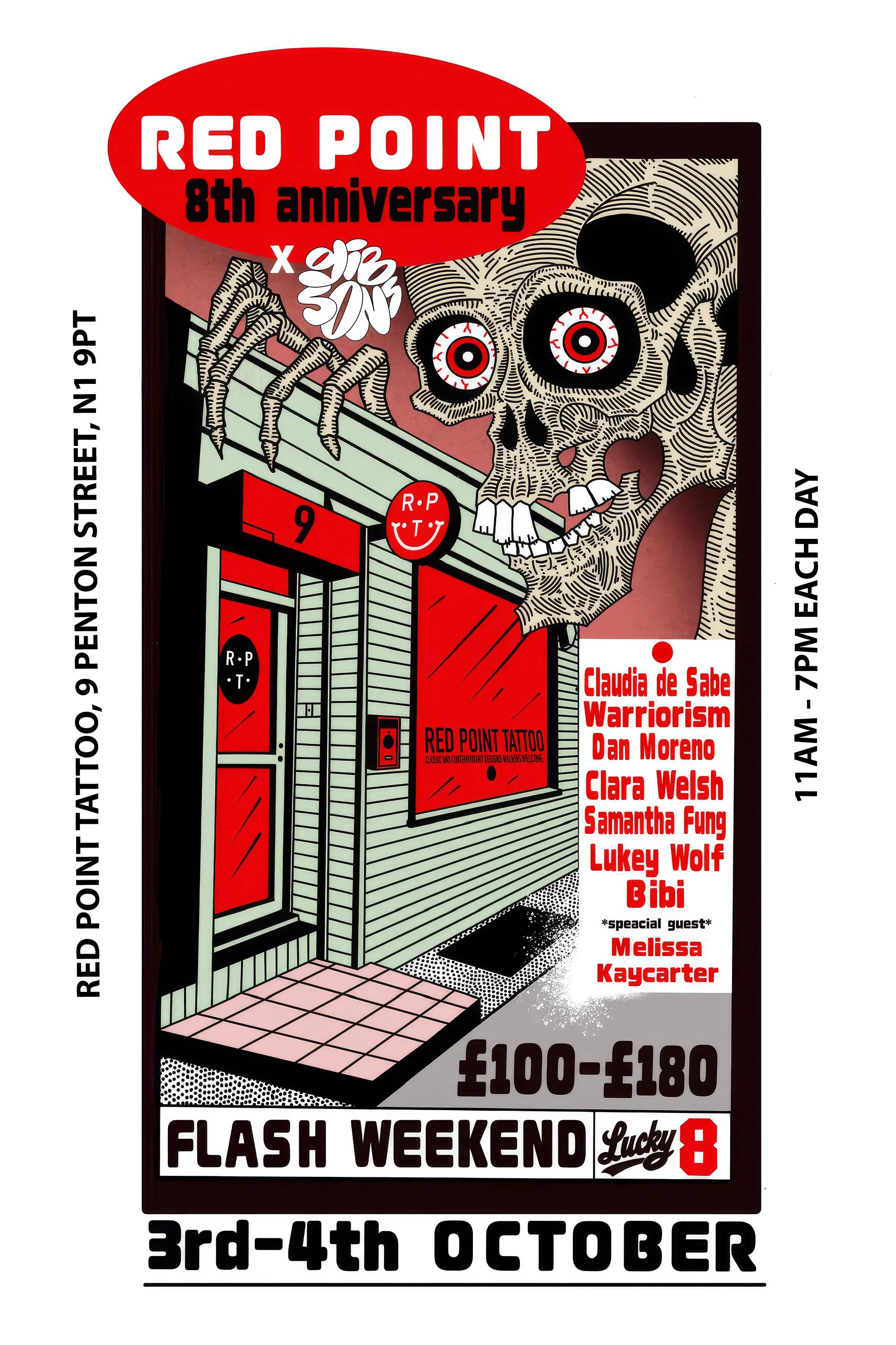 Lucky N.8 Weekender Flyer