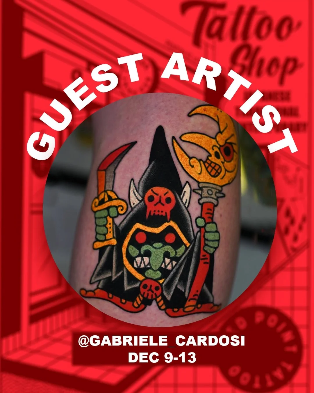 Regular guest @gabriele_cardosi is back with us on 9-13 of December, for info and bookings 📩 info@redpointtattoo.com or fill the form in our bio.
.
.
.
#boldtattoos #colourtattoos #londontattoostudio