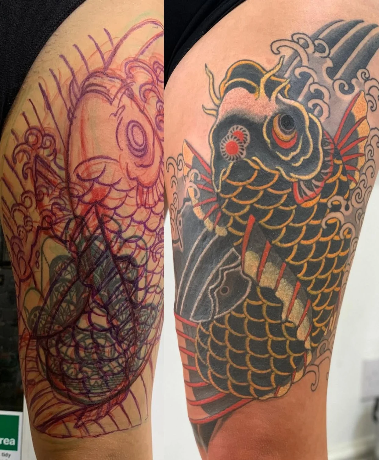 Arm tattoo cover up