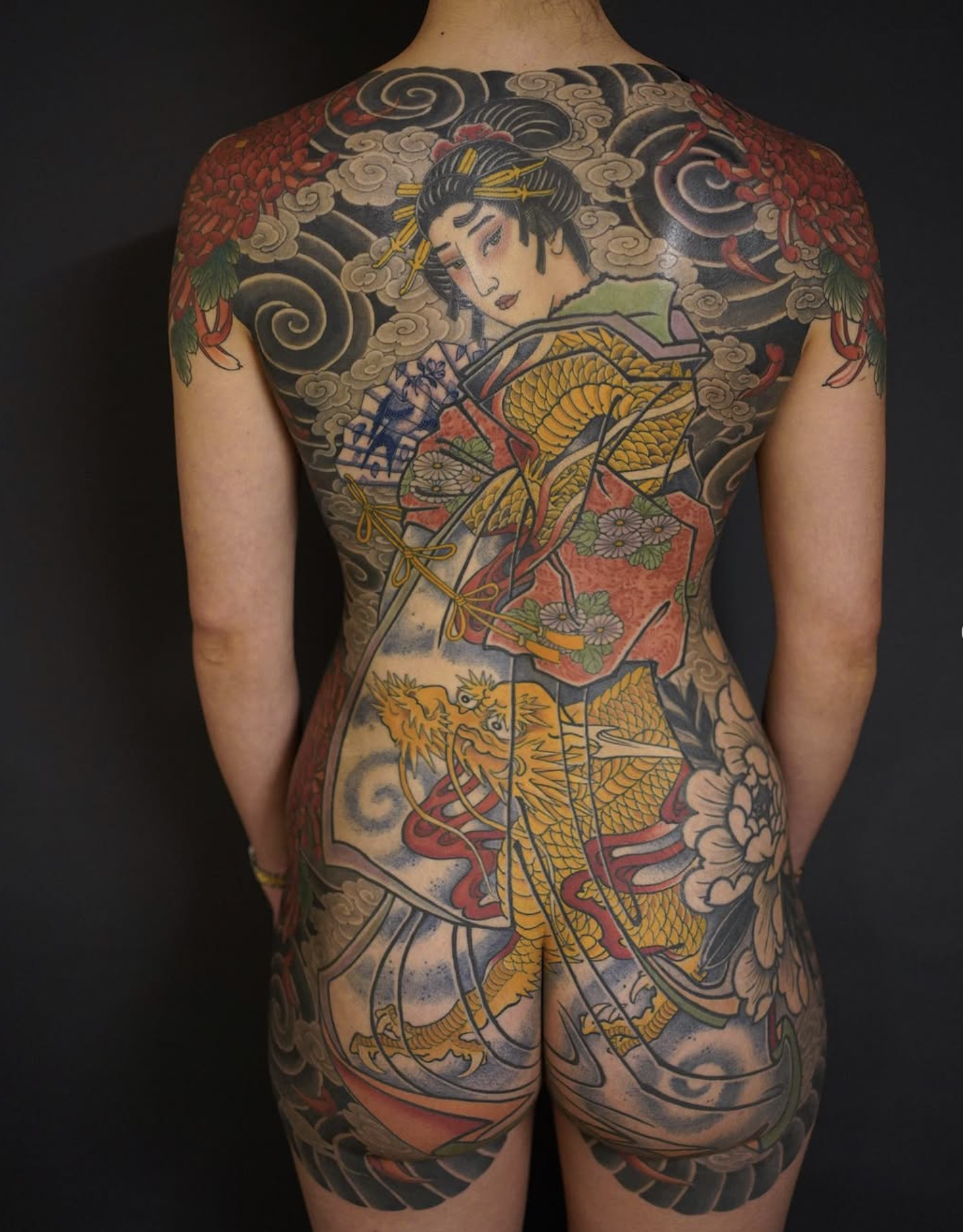 Japanese back tattoo