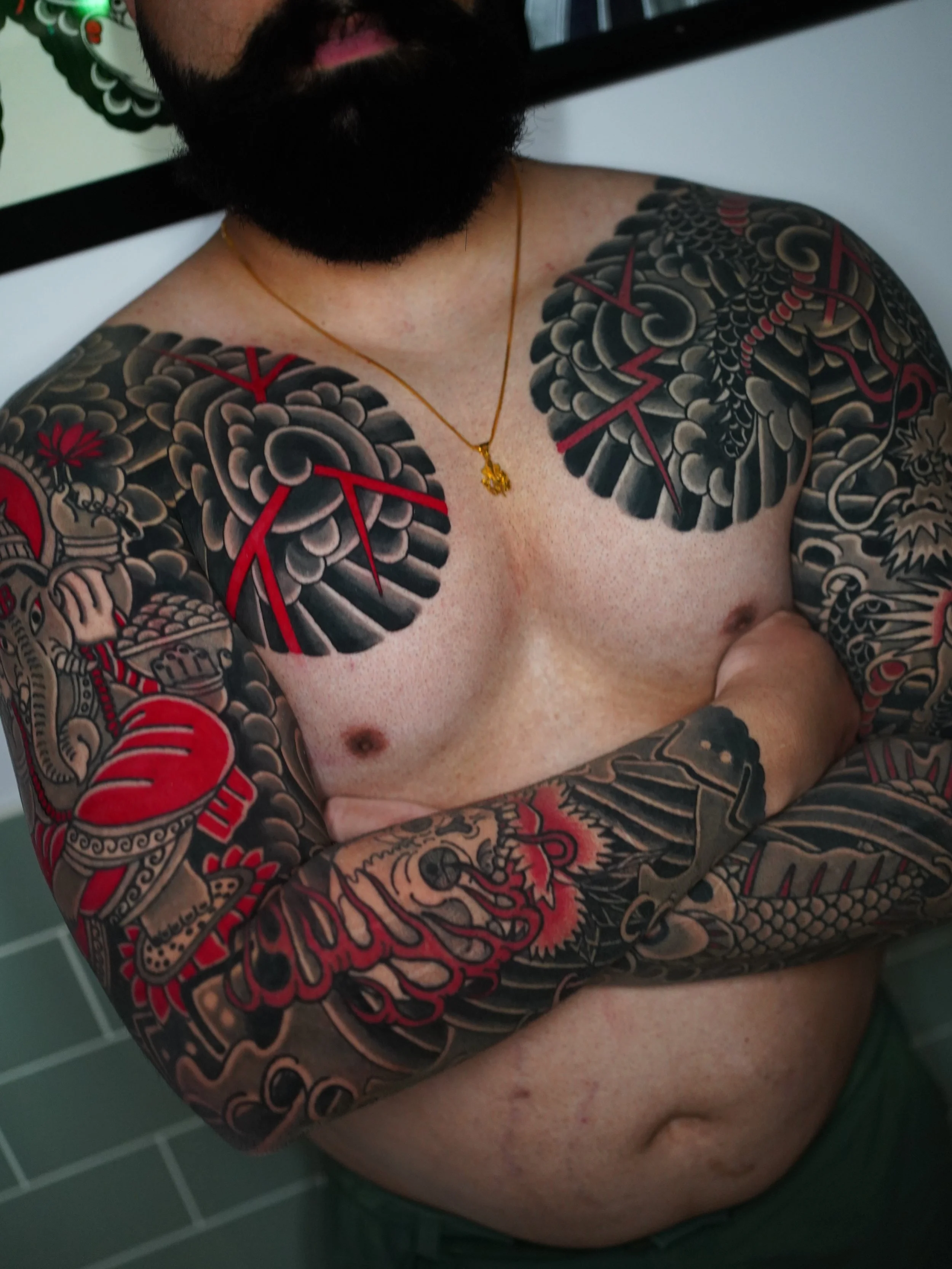 Gabriele Cardosi guest tattoo artist at Red Point Tattoo