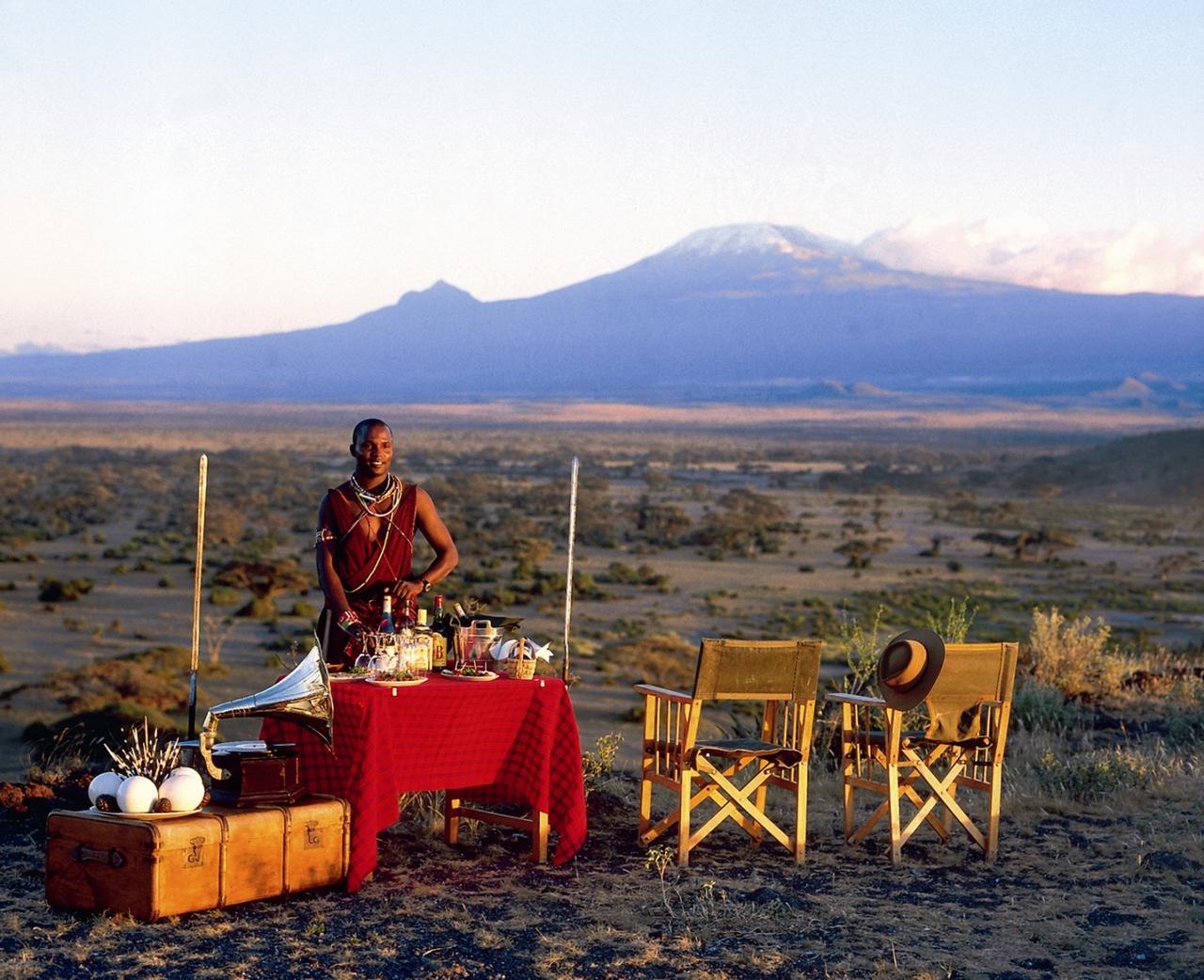 Tortilis Camp - Sundowners in front of Kilimanjaro.jpg
