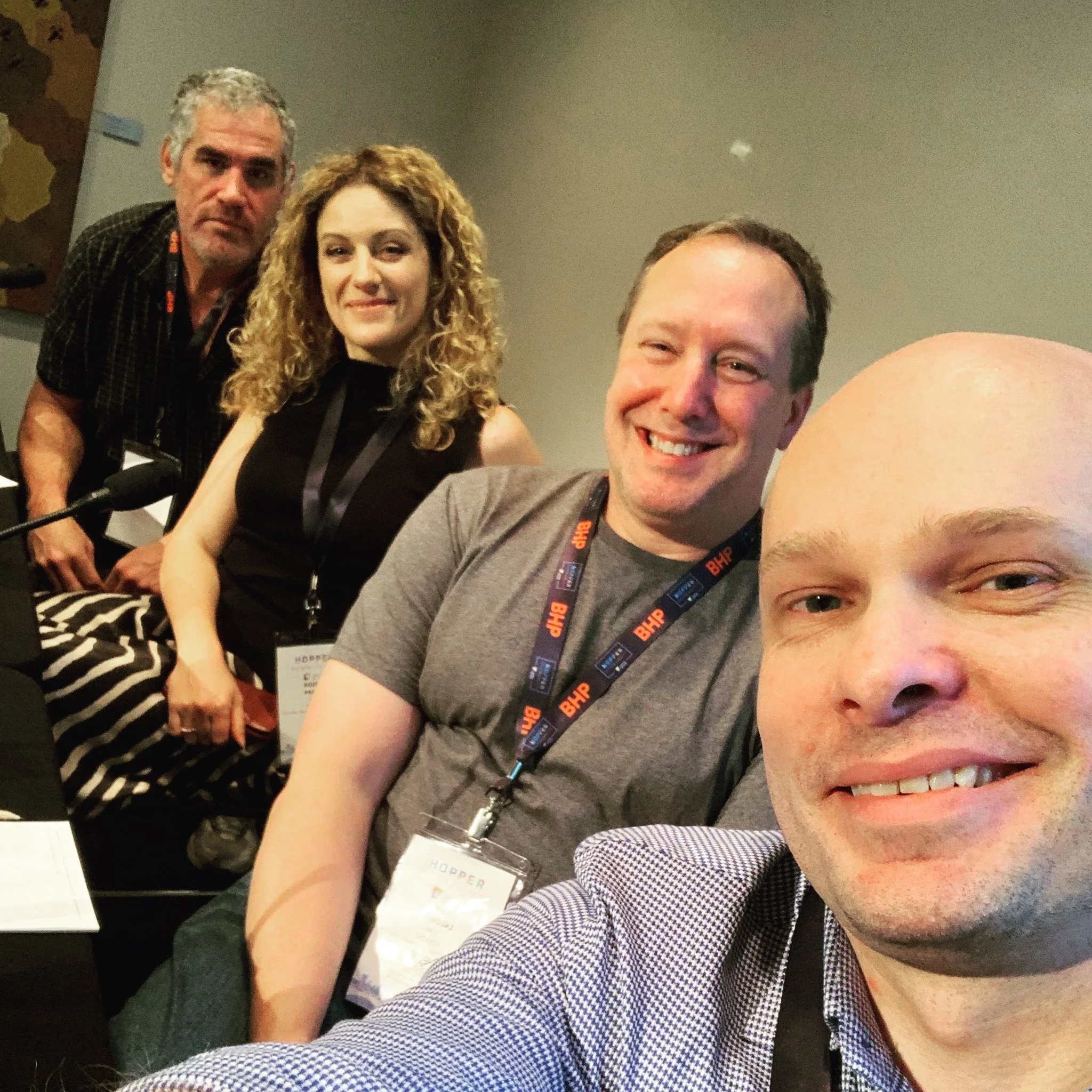 (L to R) Ted Tencza, Roisin Parkes, Joel Hynoski, Dan Draper