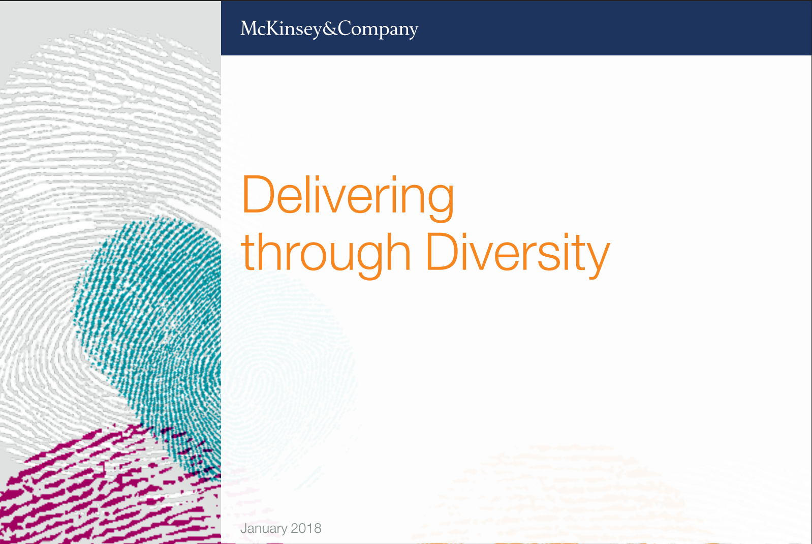  Mckinsey - Delivering Through Diversity 2018